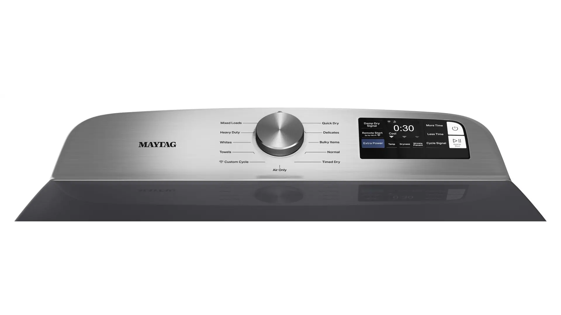 MED6205RF Maytag 7.4 Cu. Ft. Top Load Electric Dryer - Midnight Steel-12