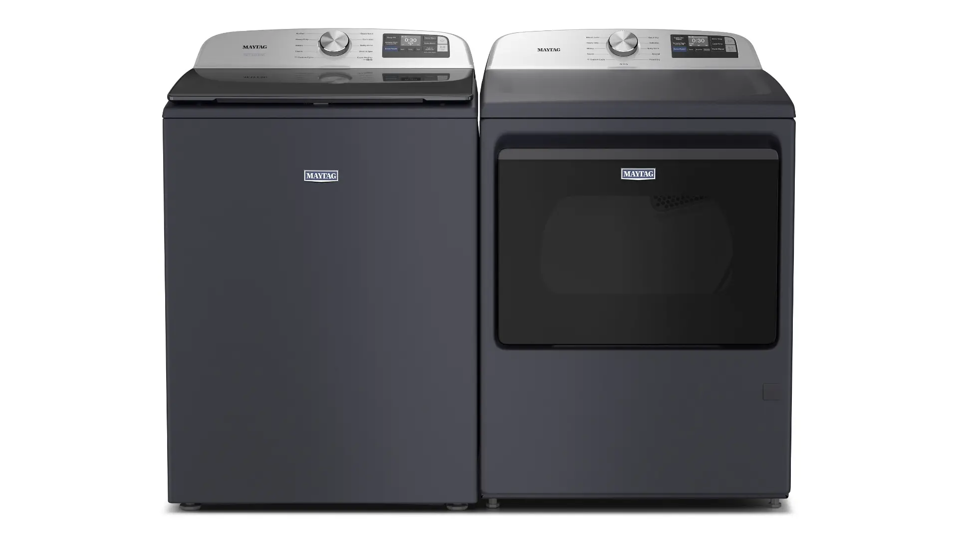 MED6205RF Maytag 7.4 Cu. Ft. Top Load Electric Dryer - Midnight Steel-14