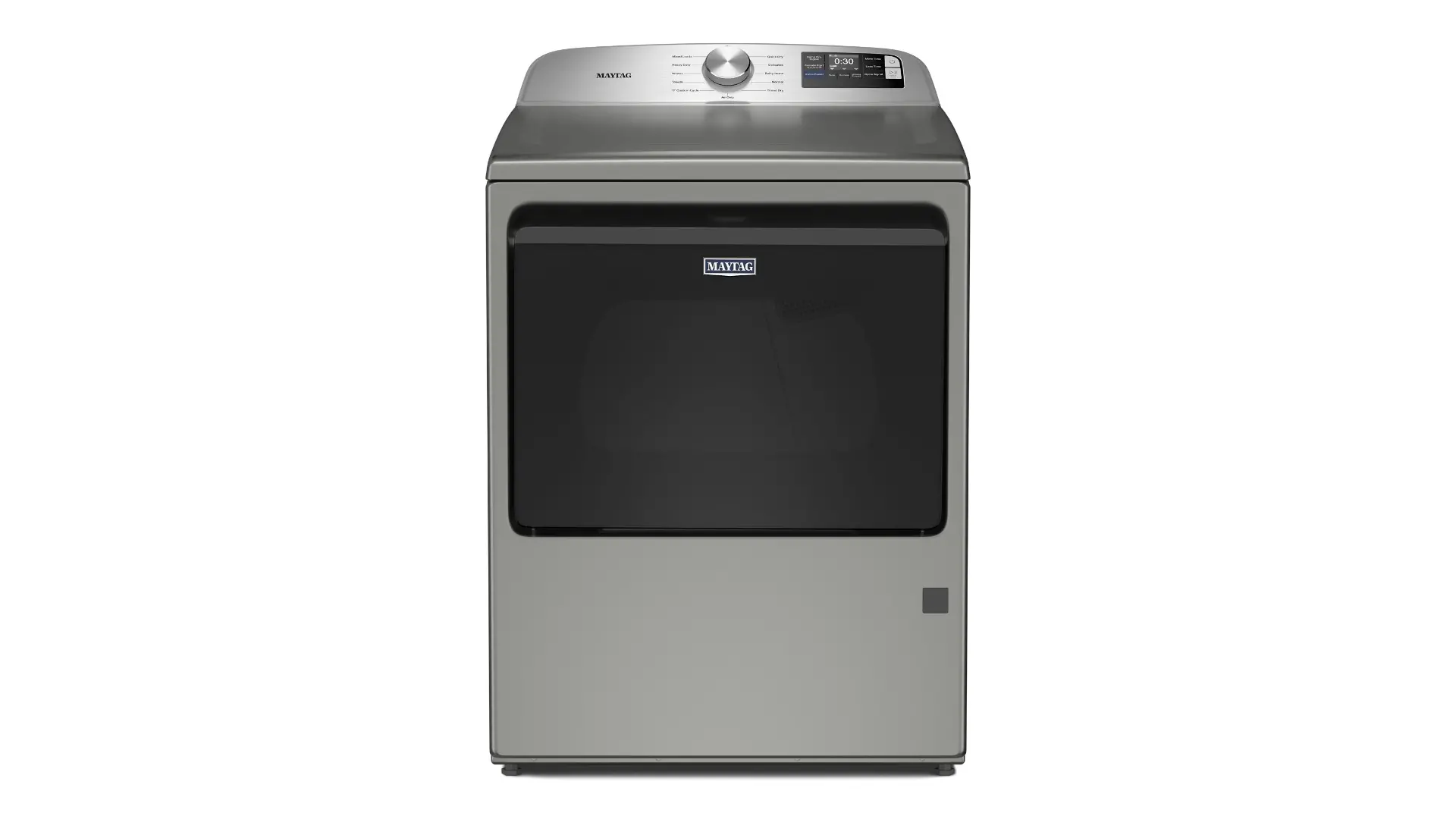 MED6205RR Maytag 7.4 Cu. Ft. Top Load Electric Dryer - Silver-1