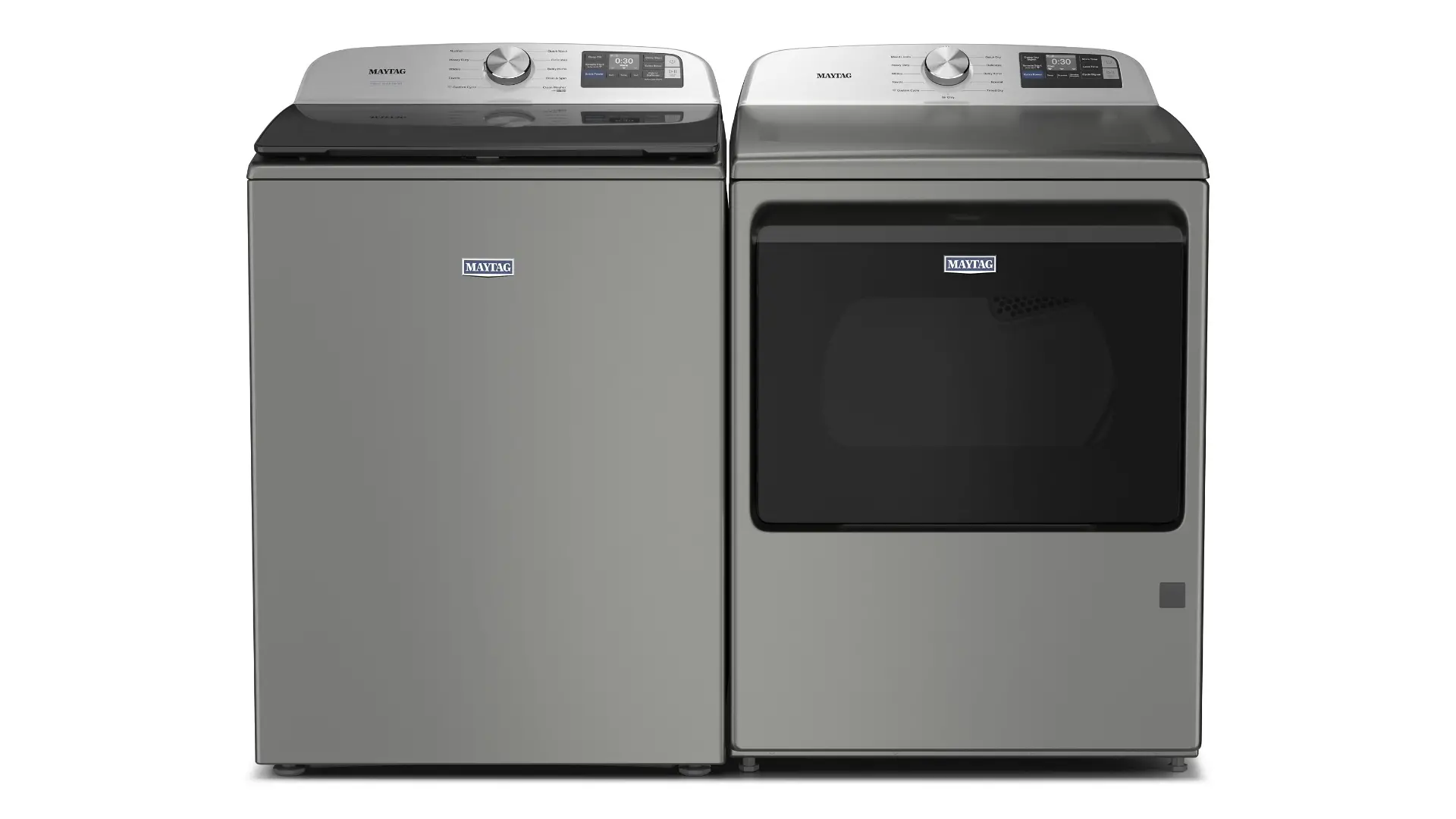 MED6205RR Maytag 7.4 Cu. Ft. Top Load Electric Dryer - Silver-13