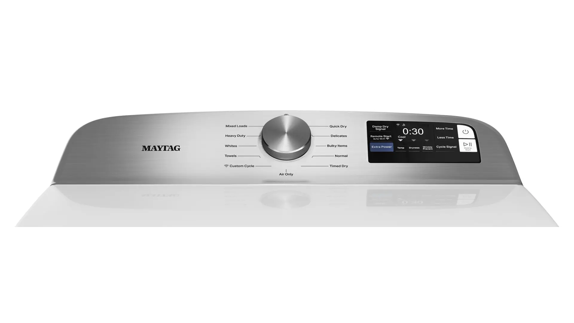 MED6205RW Maytag 7.4 Cu. Ft. Top Load Electric Dryer - White-12