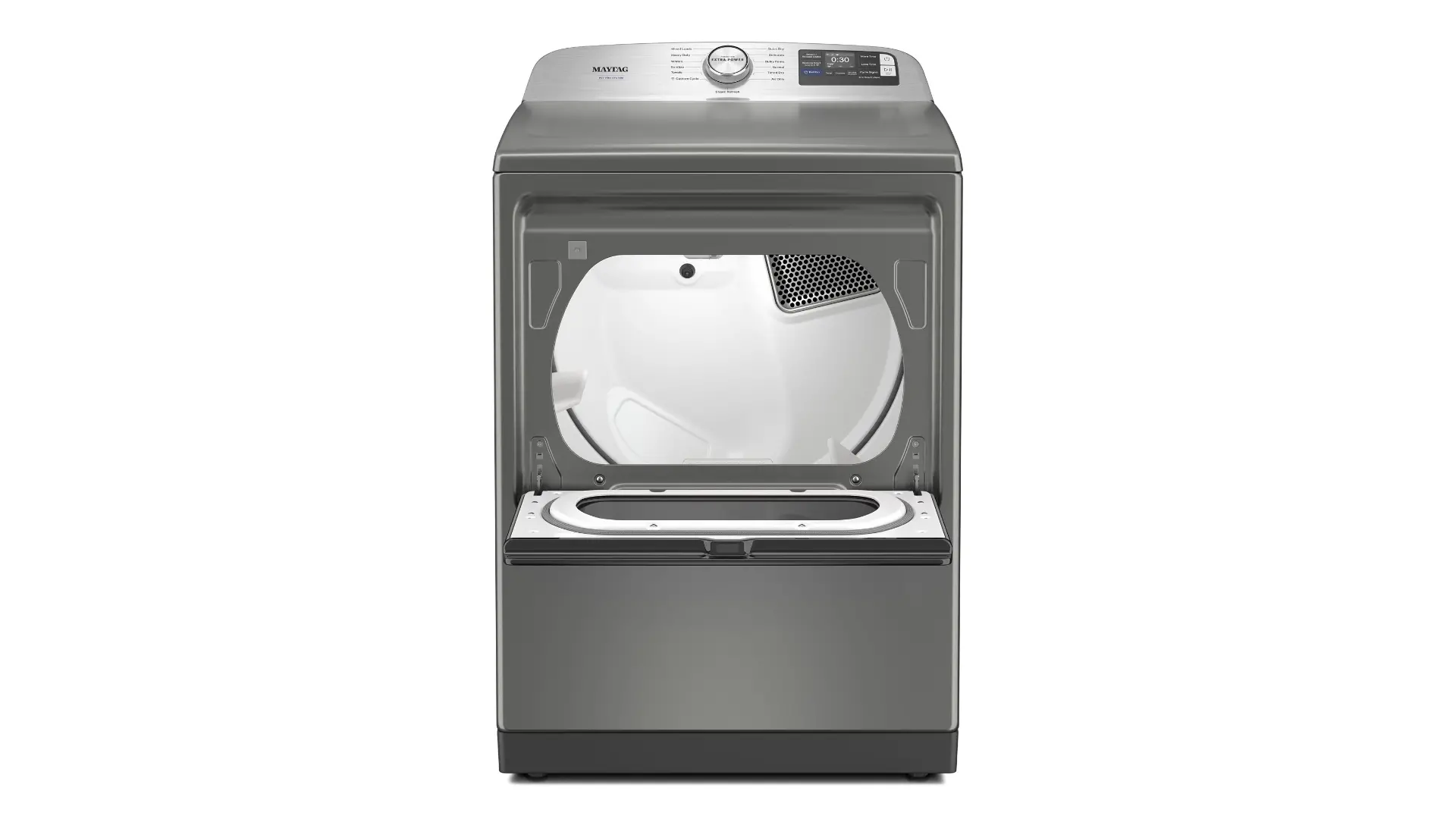 MED7205RR Maytag 7.4 Cu. Ft. Pet Pro Electric Dryer - Silver-11