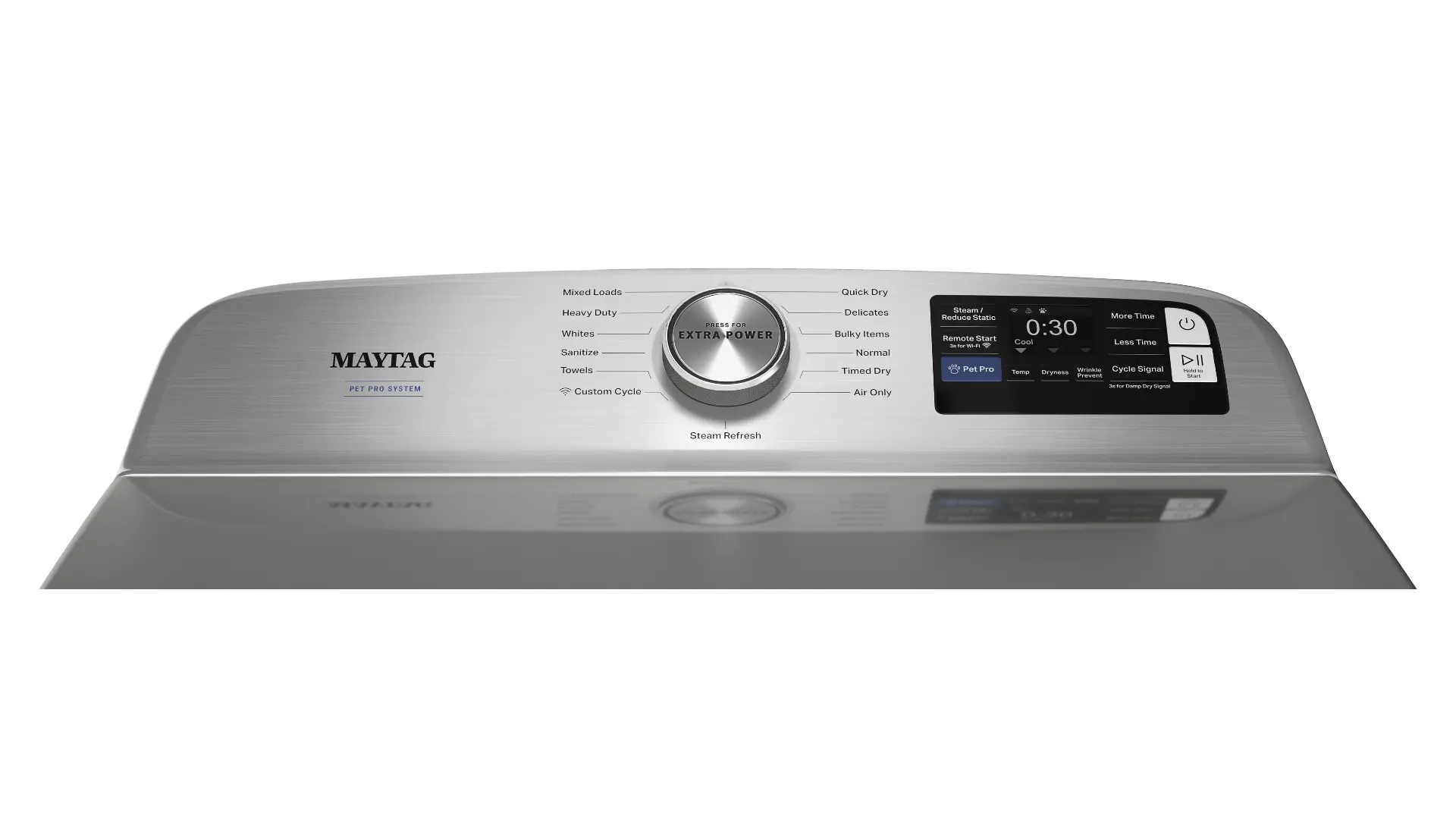 MED7205RR Maytag 7.4 Cu. Ft. Pet Pro Electric Dryer - Silver-12