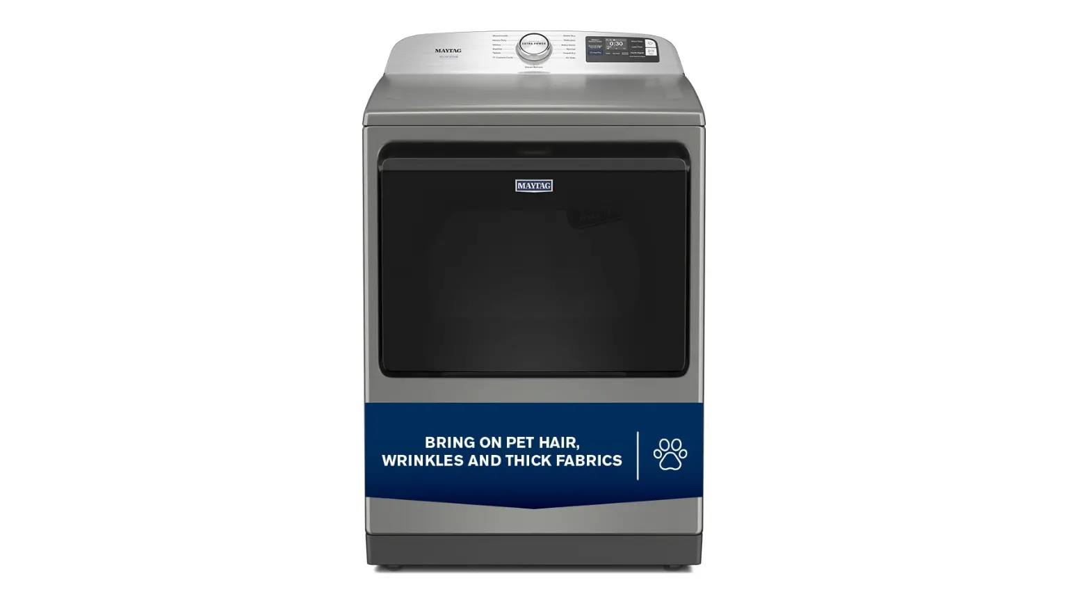 MGD7205RR Maytag 7.4 Cu. Ft. Pet Pro Gas Dryer - Silver-2