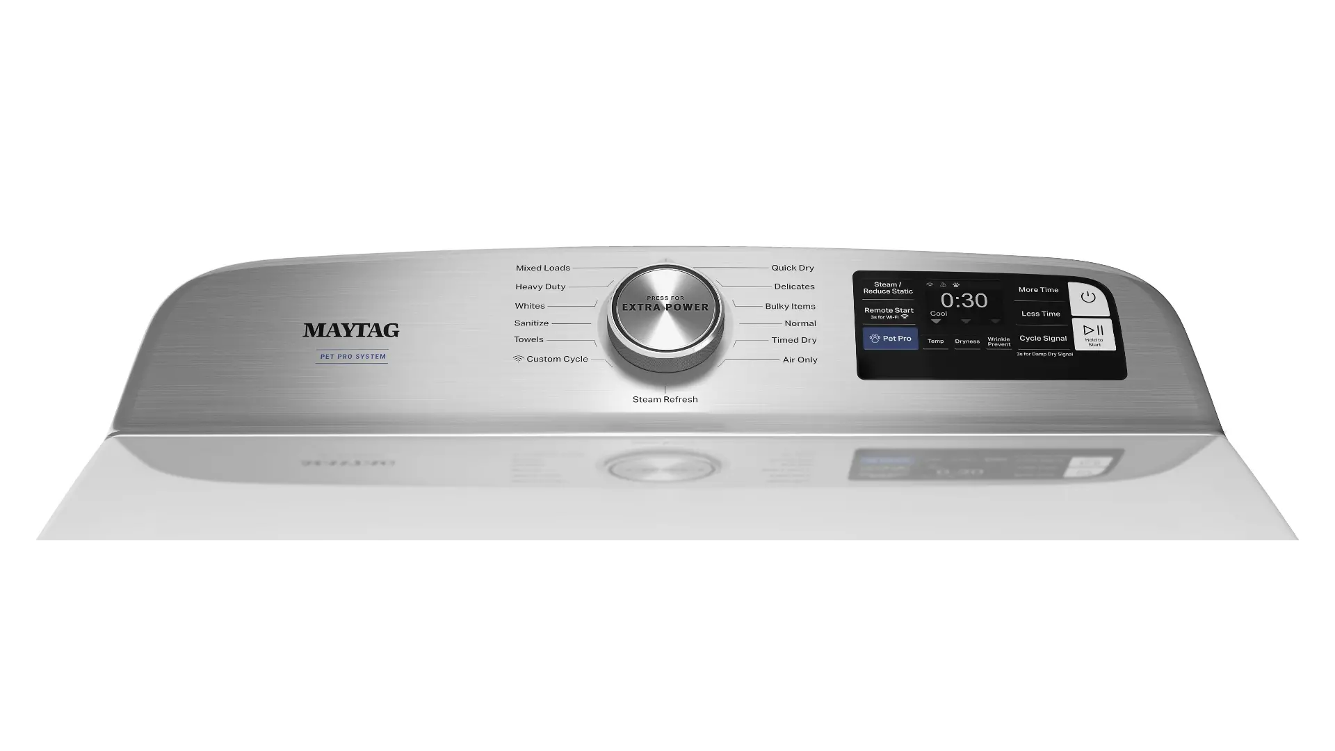 MGD7205RW Maytag 7.4 Cu. Ft. Pet Pro Gas Dryer - White-12