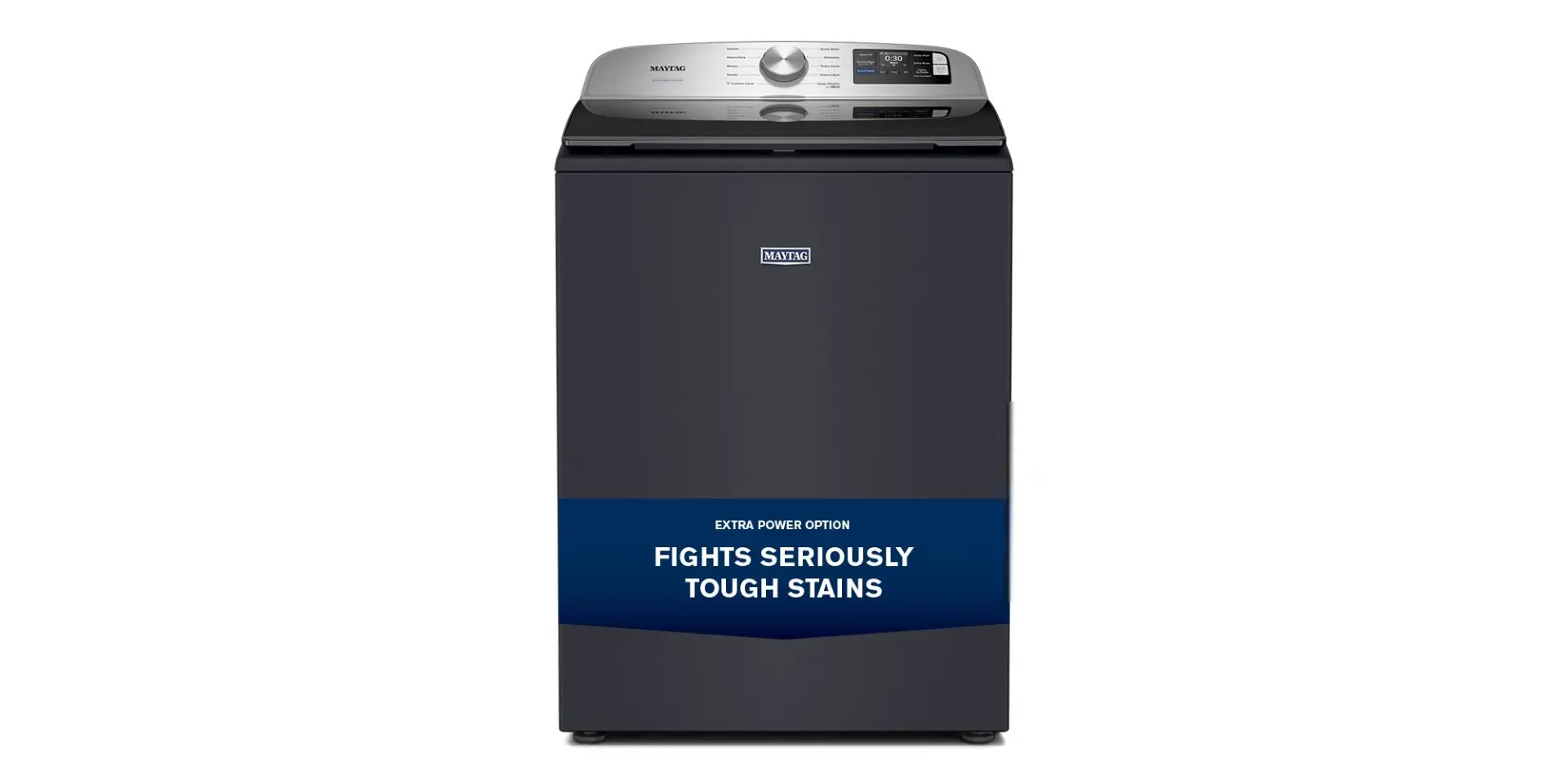 MTW6205RF Maytag 5.2 Cu Ft Top Load Washer with Agitator - Midnight Steel-2