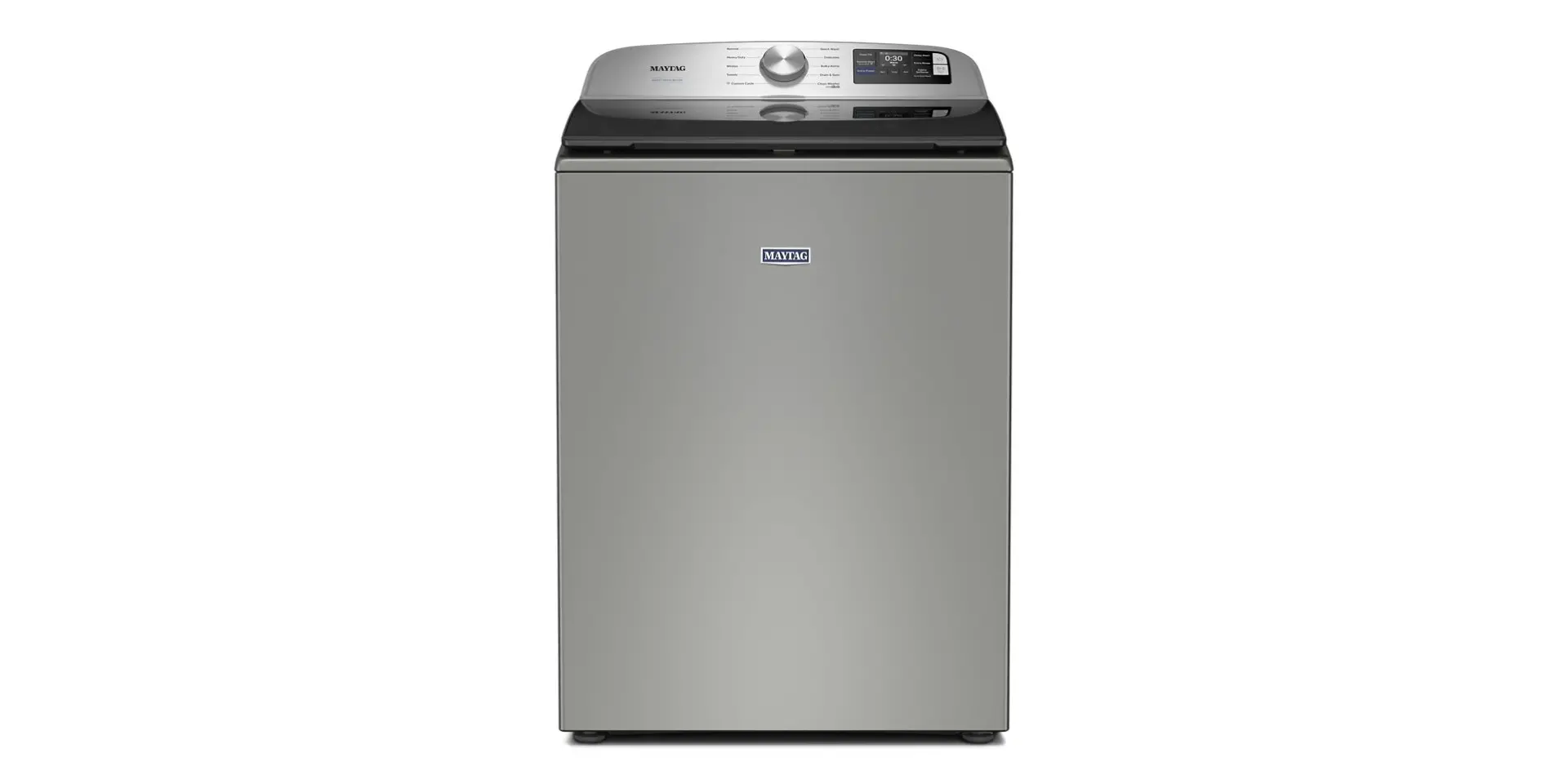 MTW6205RR Maytag 5.2 Cu Ft Top Load Washer with Agitator - Silver-1