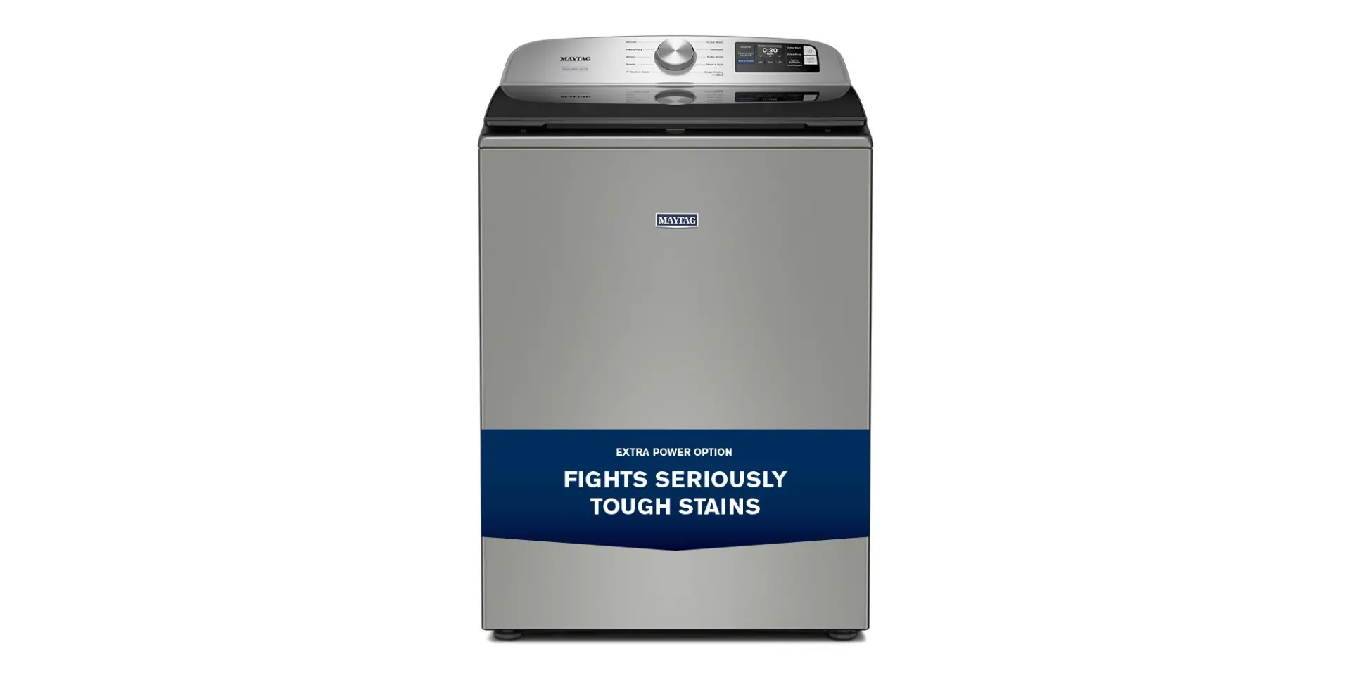 MTW6205RR Maytag 5.2 Cu Ft Top Load Washer with Agitator - Silver-2