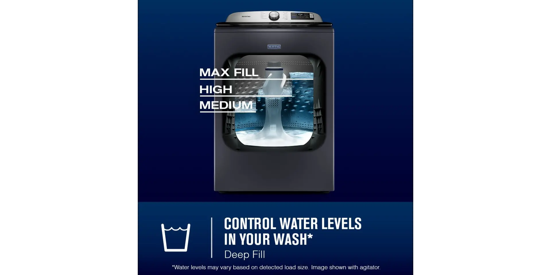 MTW6205RR Maytag 5.2 Cu Ft Top Load Washer with Agitator - Silver-8