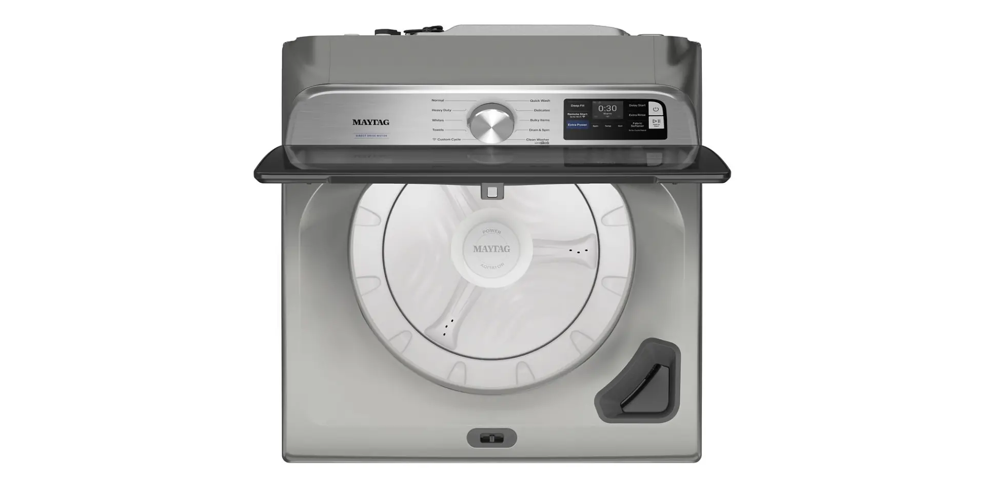MTW6205RR Maytag 5.2 Cu Ft Top Load Washer with Agitator - Silver-9