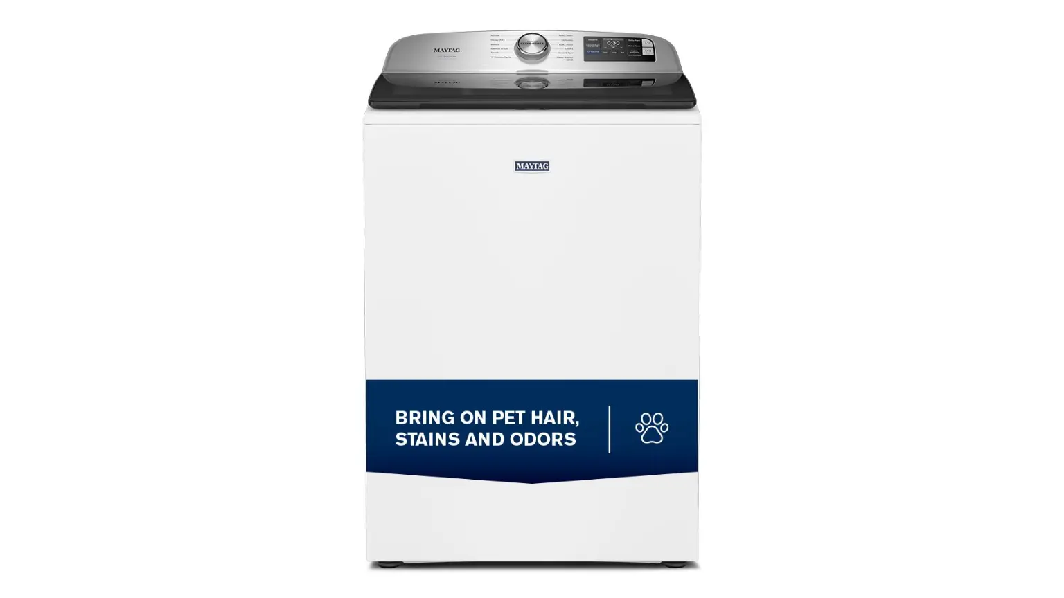 MTW7200RW Maytag 5.3 Cu Ft Pet Pro Top Load Impeller Washer - White-2