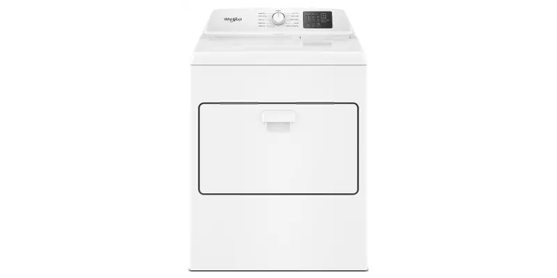 Whirlpool 7.0 Cu Ft Gas Dryer with Adaptive Dry - White