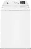 WTW4107SW Whirlpool 4.3 Cu Ft Top Load Washer with Removable Agitator - White
