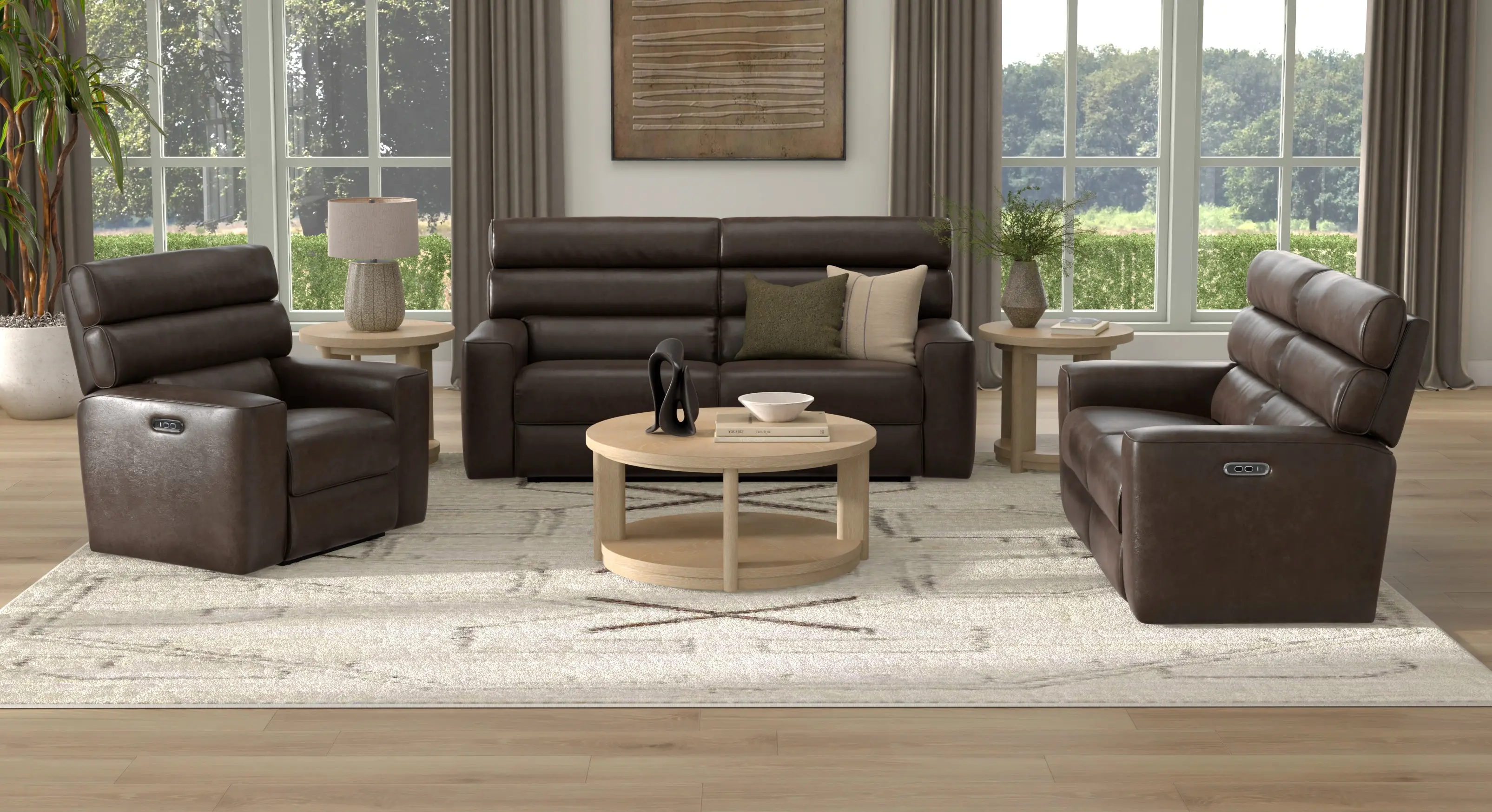 Killian Dark Brown Power Recliner-9