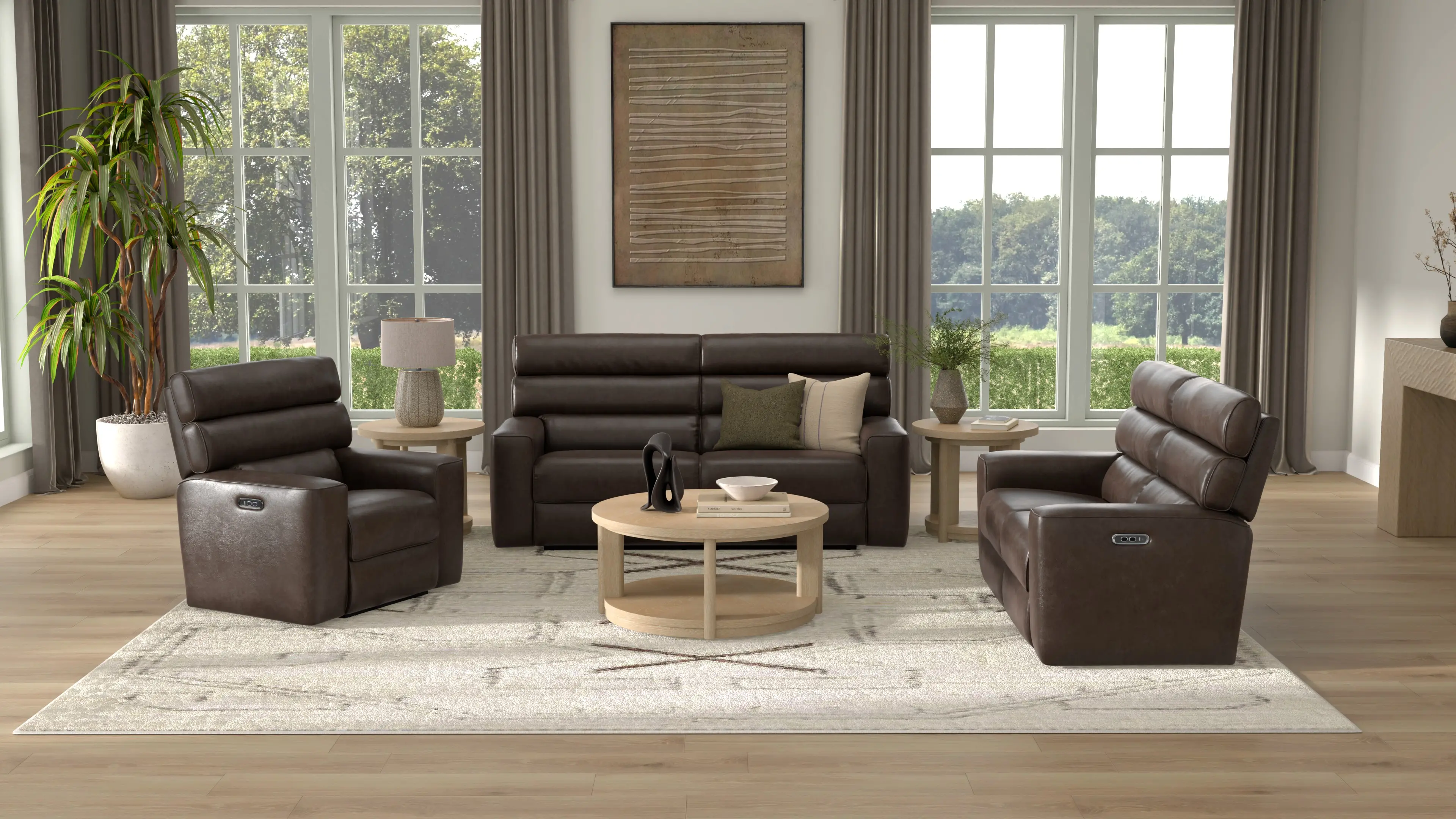 Killian Dark Brown Power Recliner-12