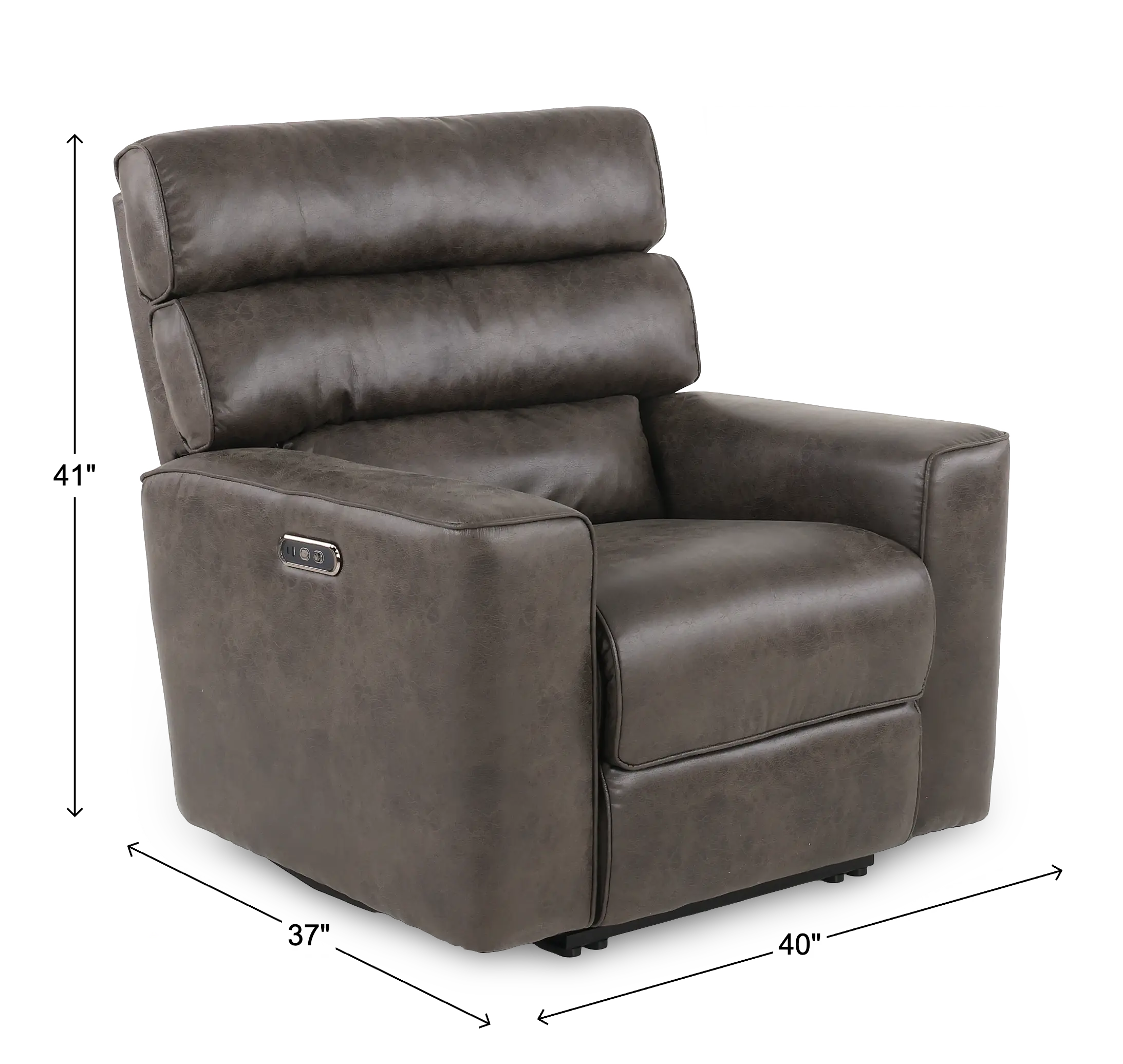 Killian Dark Brown Power Recliner-3