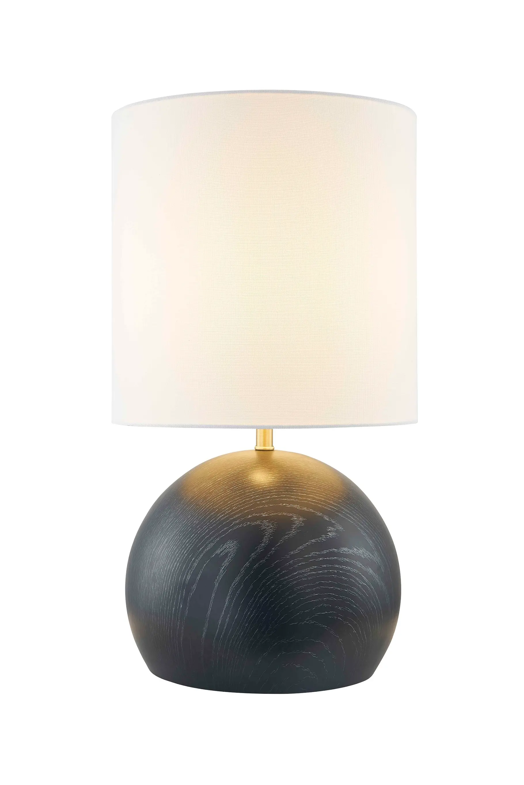 M3130B Black Wood Grain Table Lamp-1