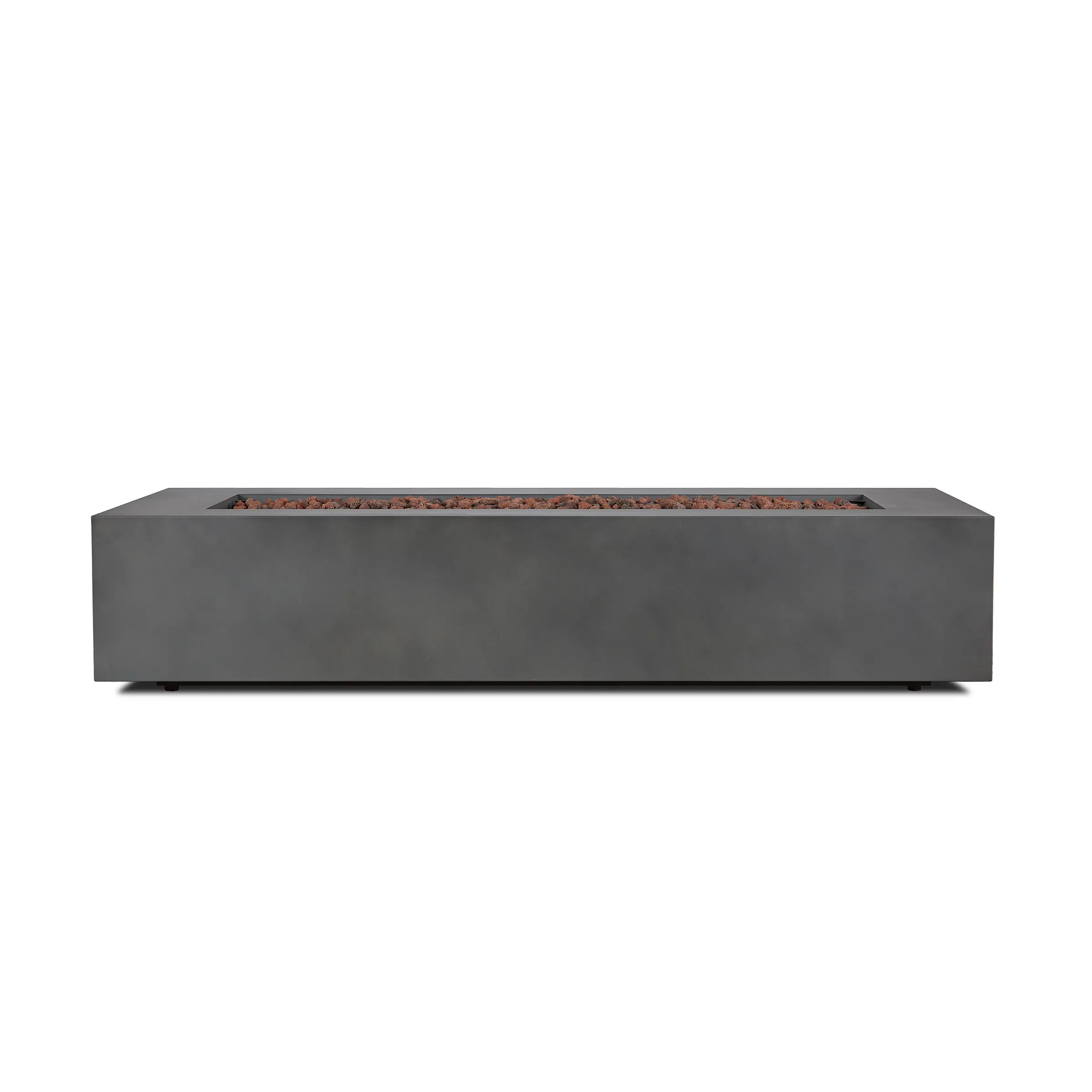 C9814LP-WSLT Aegean 70 Rectangle Gas Fire Pit Table in Weathered Slate-10