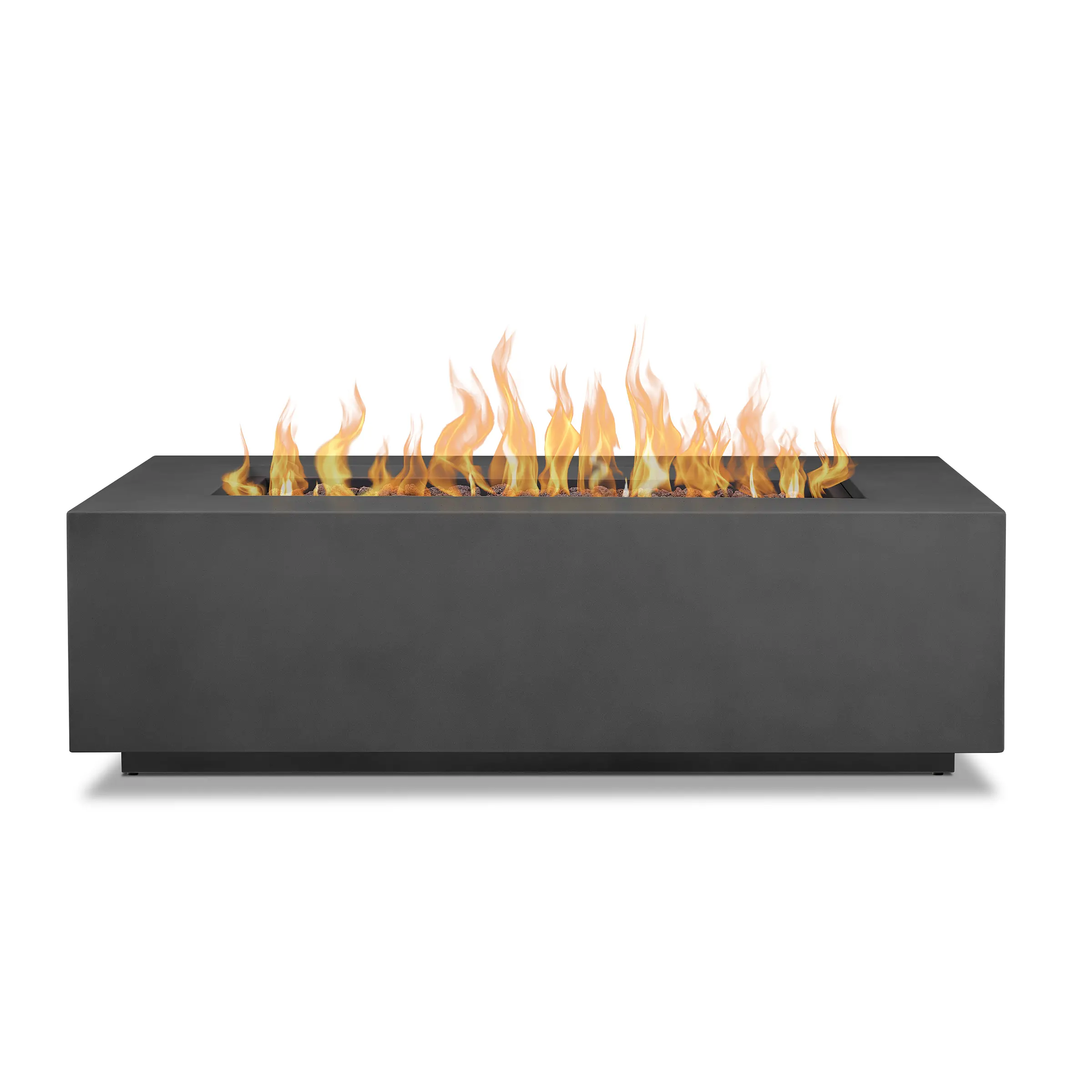 C9813LP-WSLT Aegean 50 Rectangle Gas Fire Pit Table in Weathered Slate-5