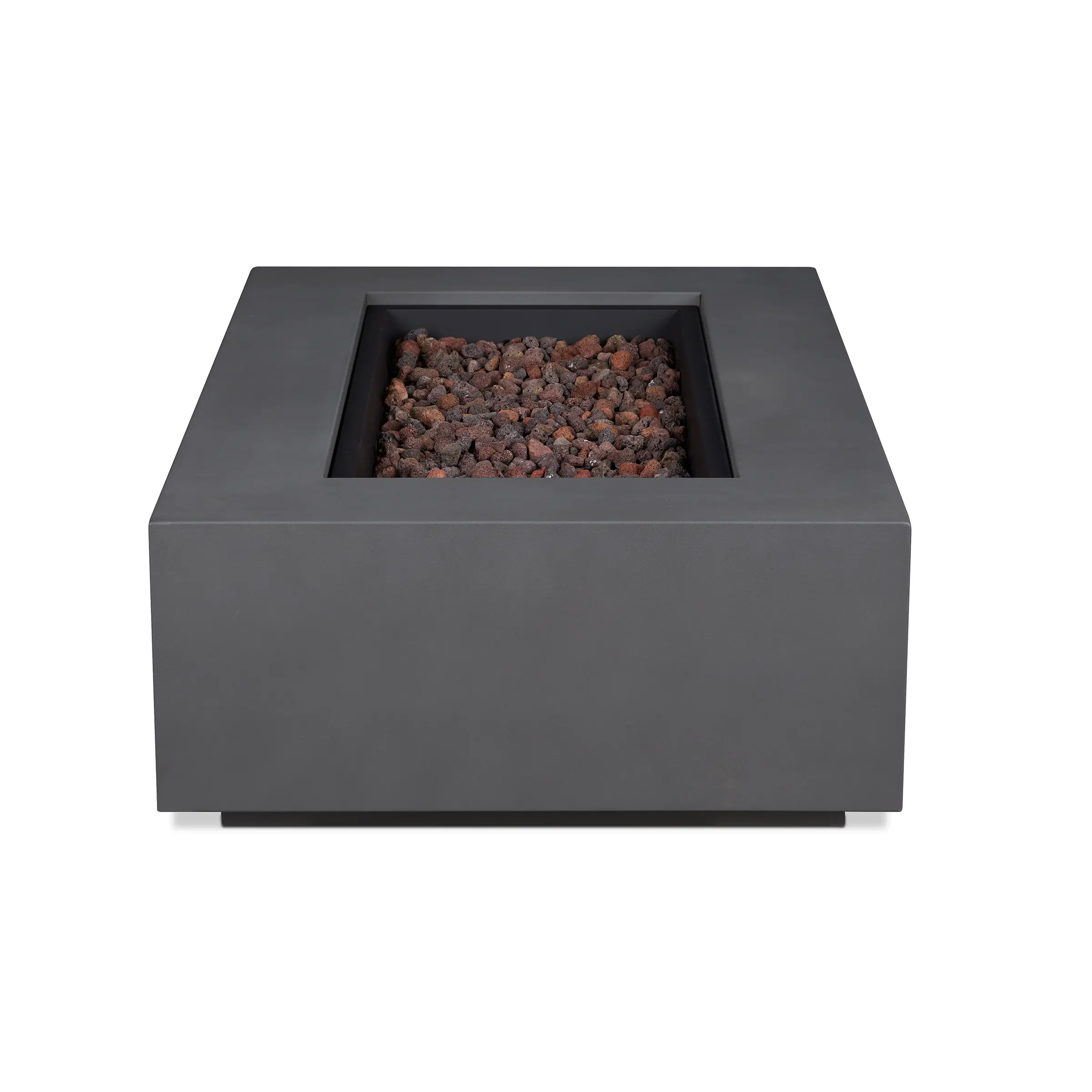 C9813LP-WSLT Aegean 50 Rectangle Gas Fire Pit Table in Weathered Slate-7