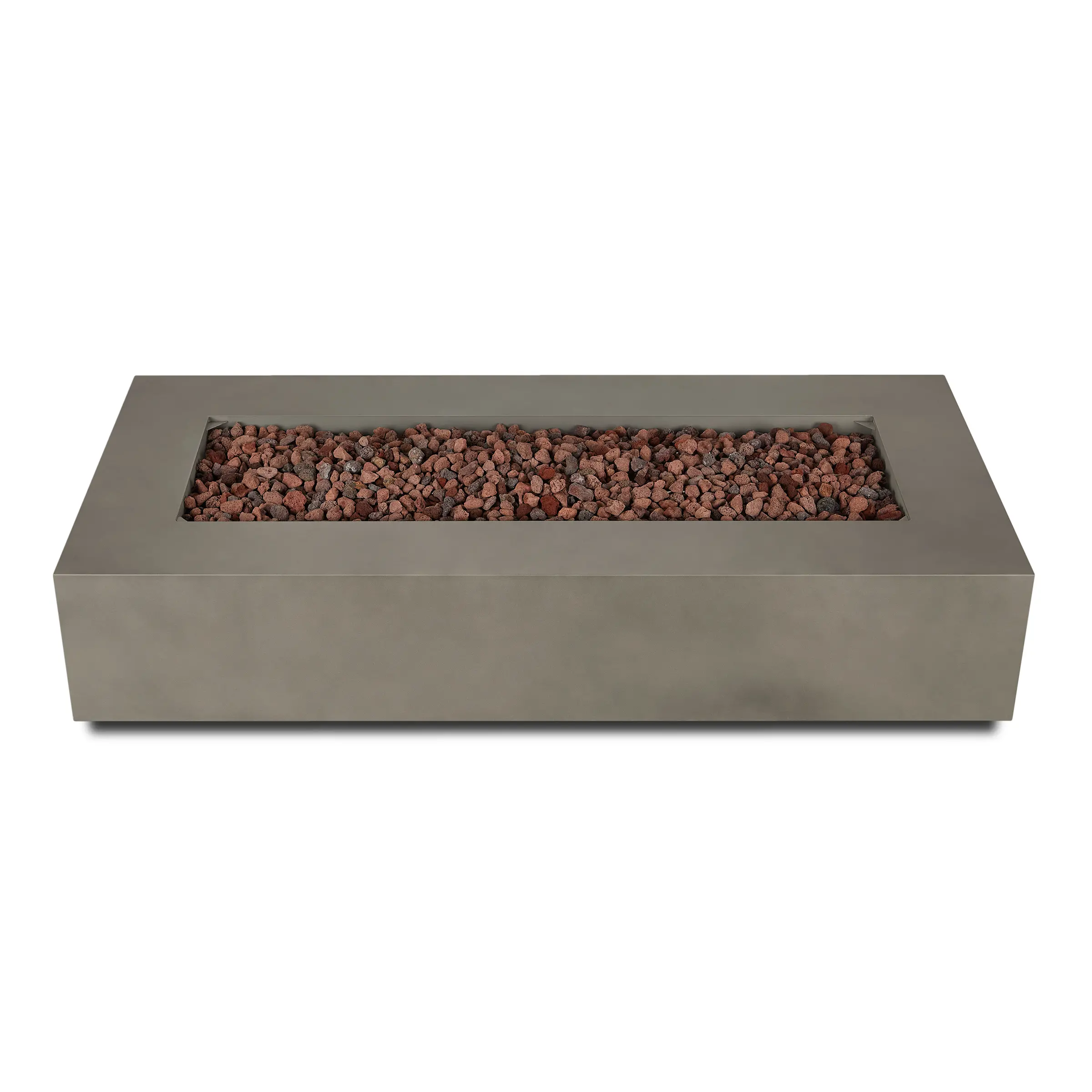 C9814LP-MGRY Aegean 70 Rectangle Gas Fire Pit Table in Mist Gray-7