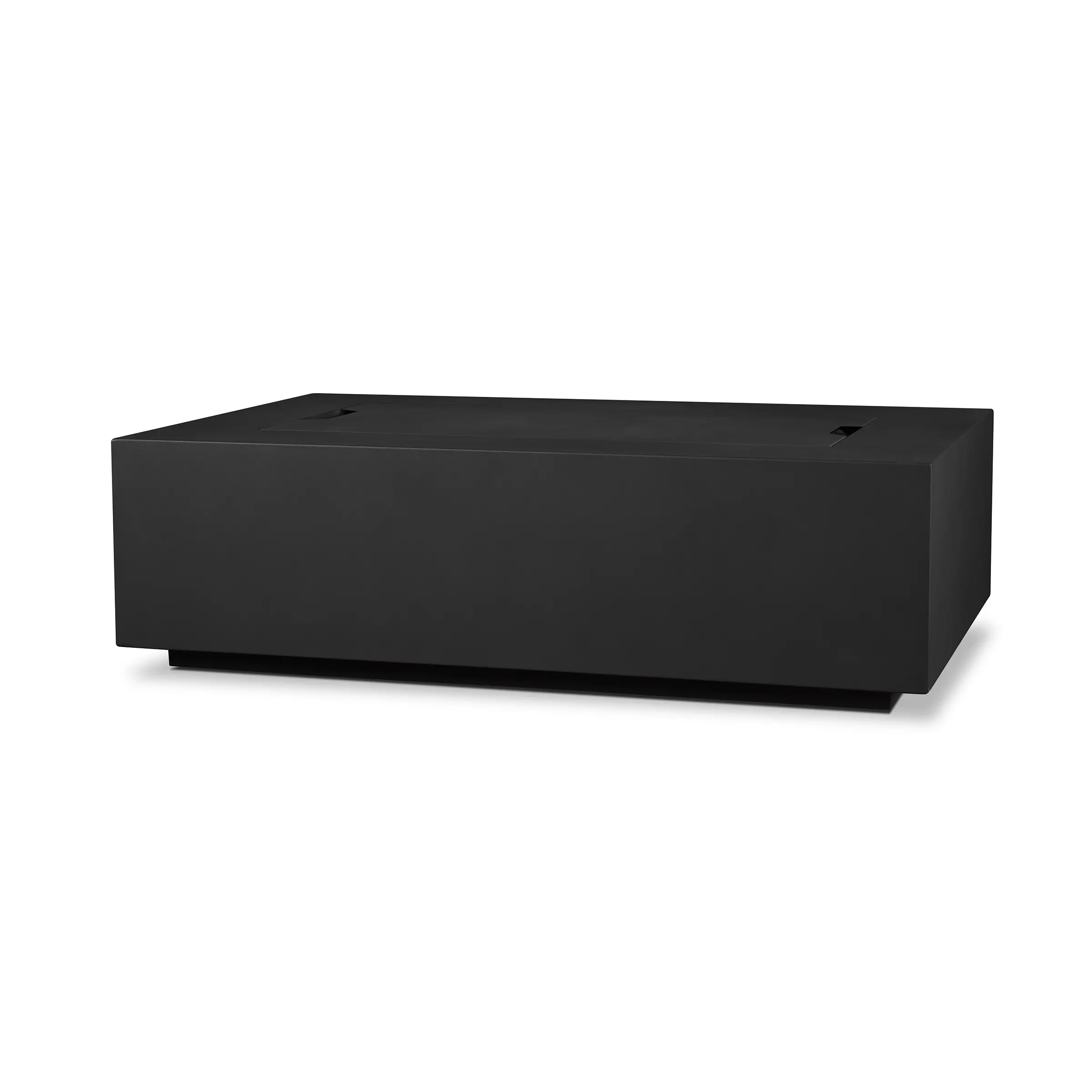 C9813LP-BLK Aegean 50 Rectangle Gas Fire Pit Table in Black-6