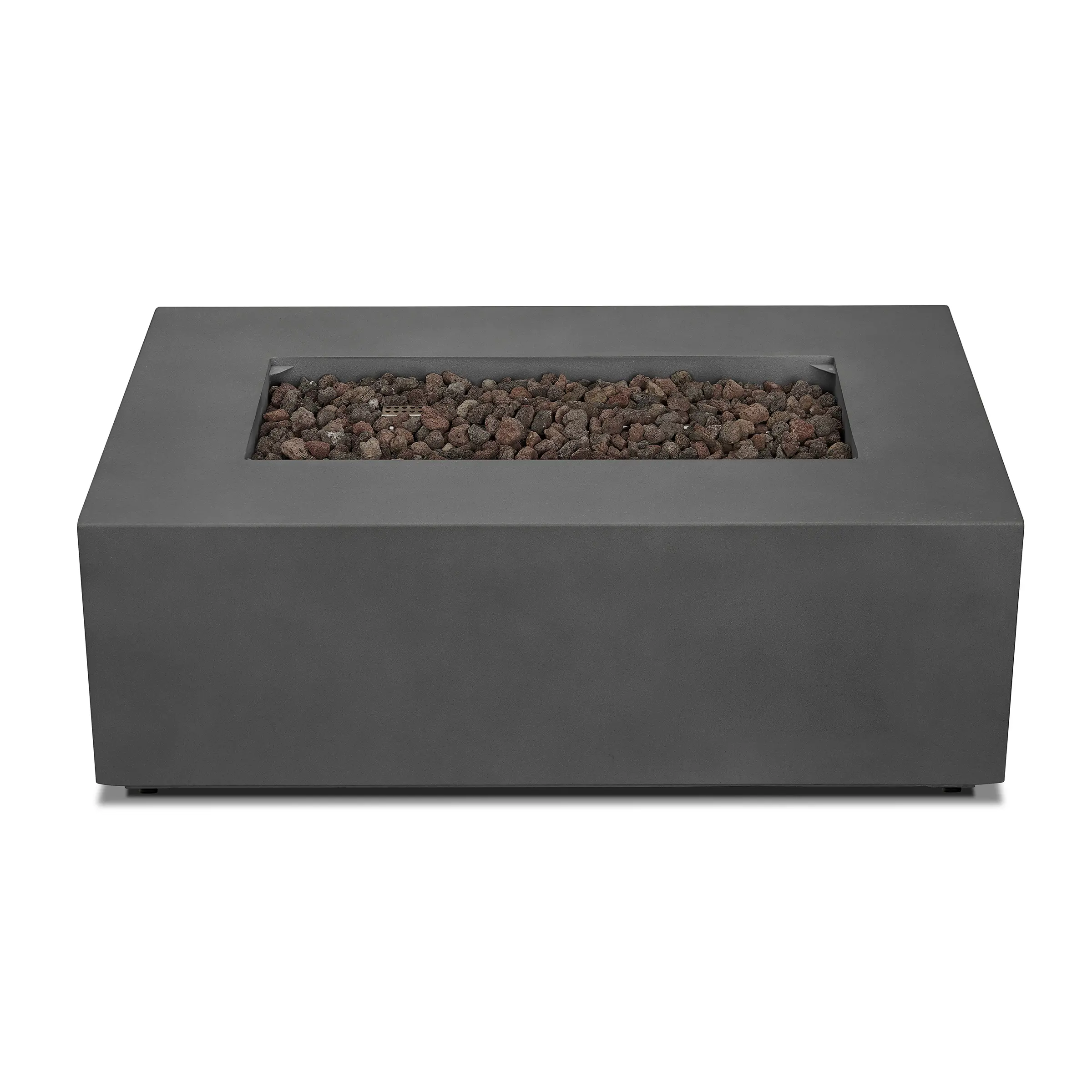 C9811LP-WSLT Aegean 42 Rectangle Gas Fire Pit Table in Weathered Slate-7