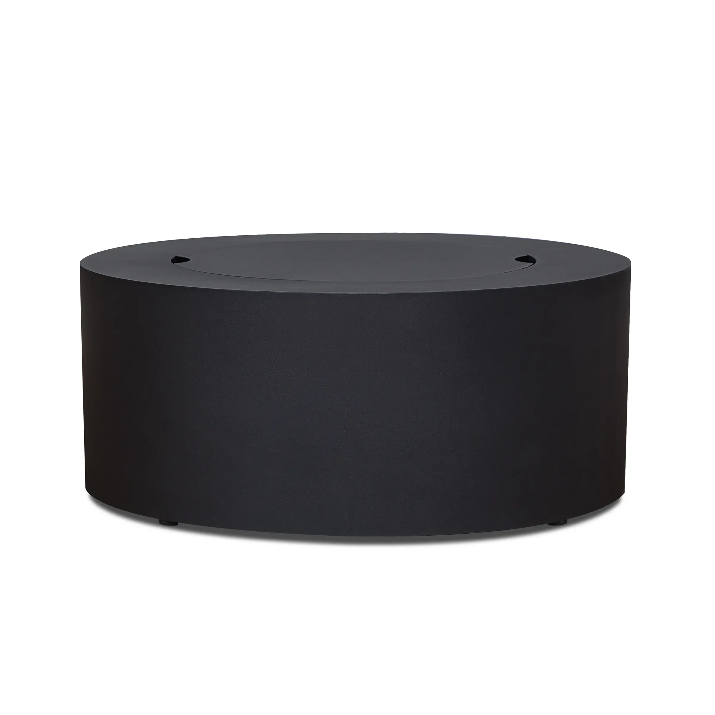 C9815LP-BLK Aegean 36 Round Steel Gas Fire Pit Table in Black-9