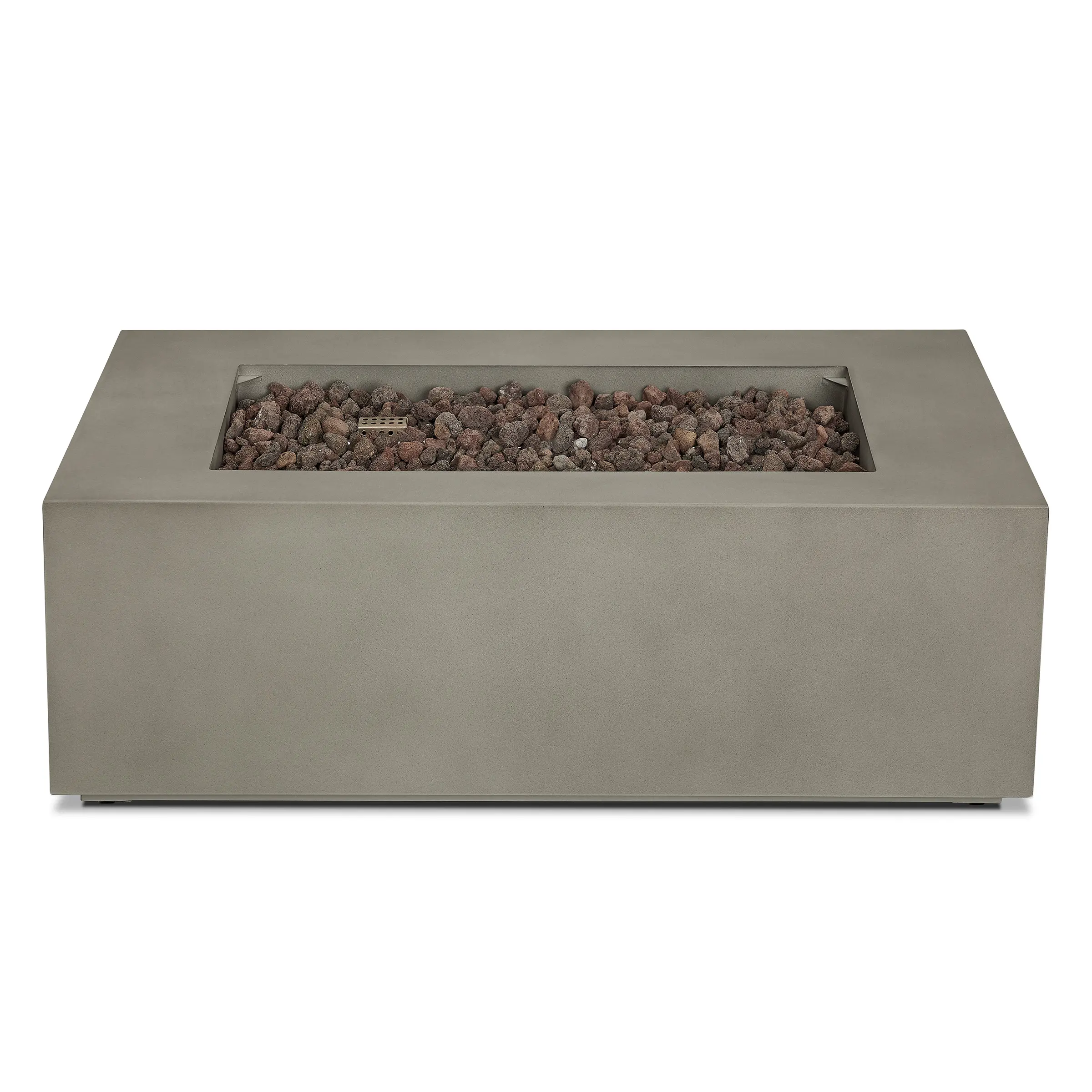 C9811LP-MGRY Aegean 42 Rectangle Gas Fire Pit Table in Mist Gray-5