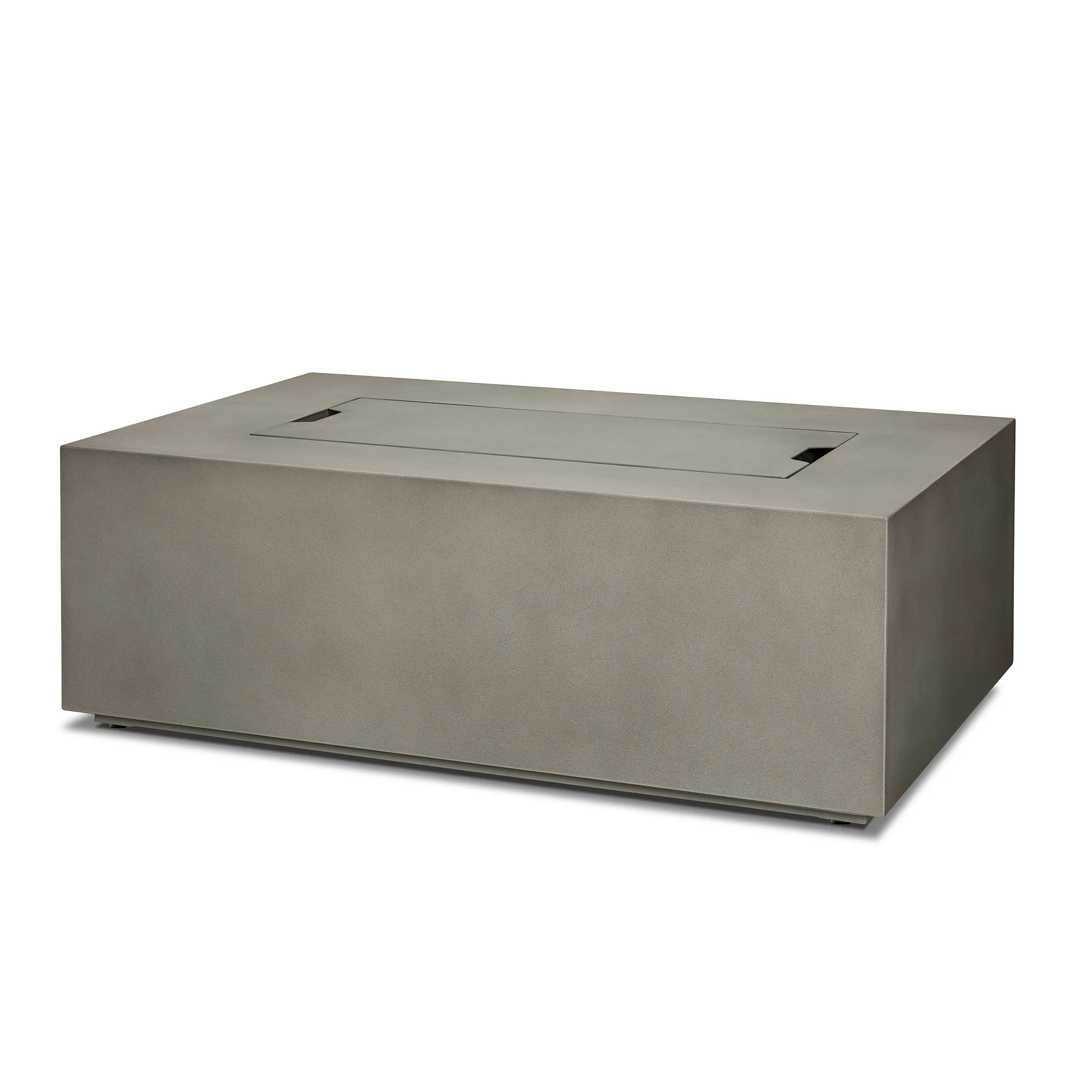 C9811LP-MGRY Aegean 42 Rectangle Gas Fire Pit Table in Mist Gray-7