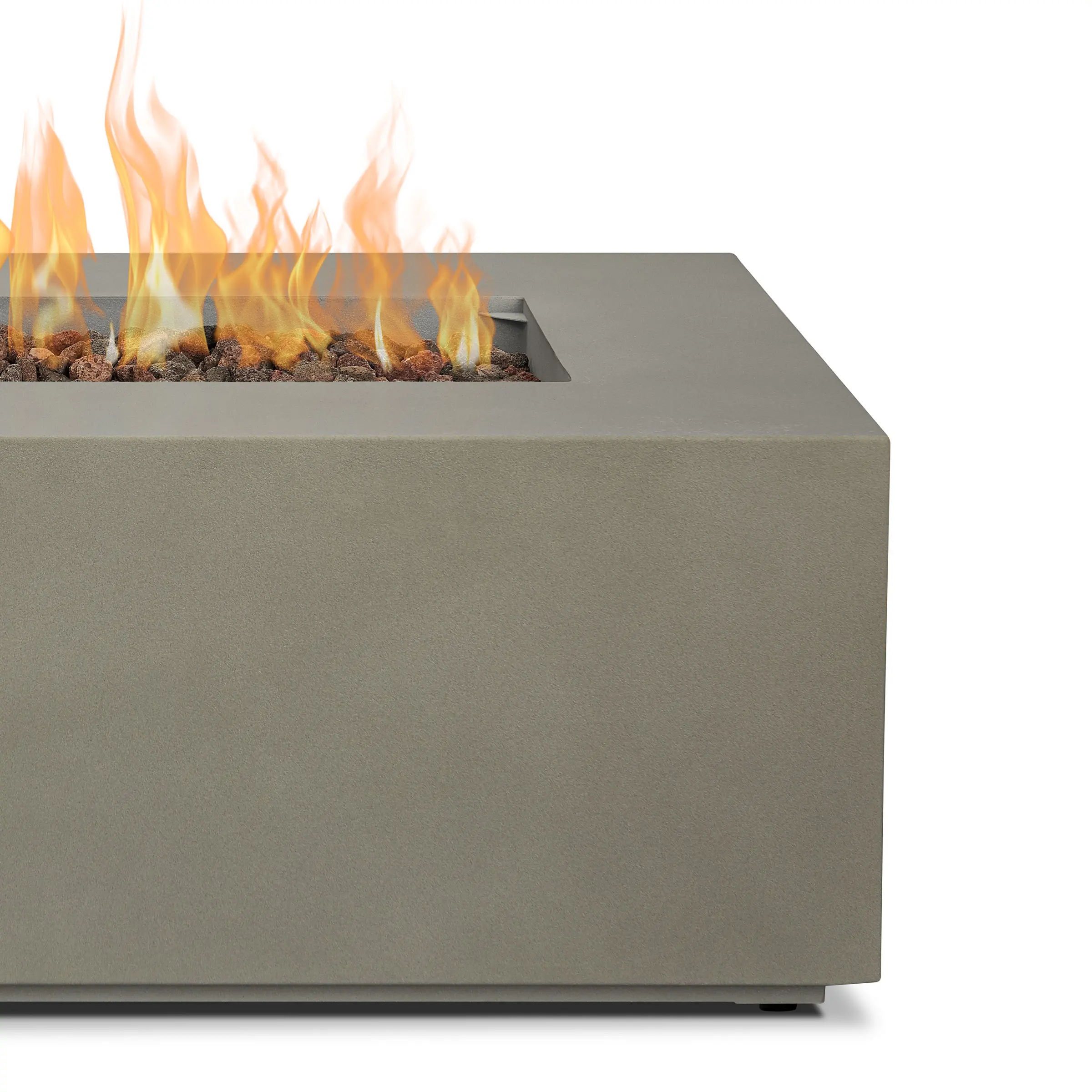 C9811LP-MGRY Aegean 42 Rectangle Gas Fire Pit Table in Mist Gray-8