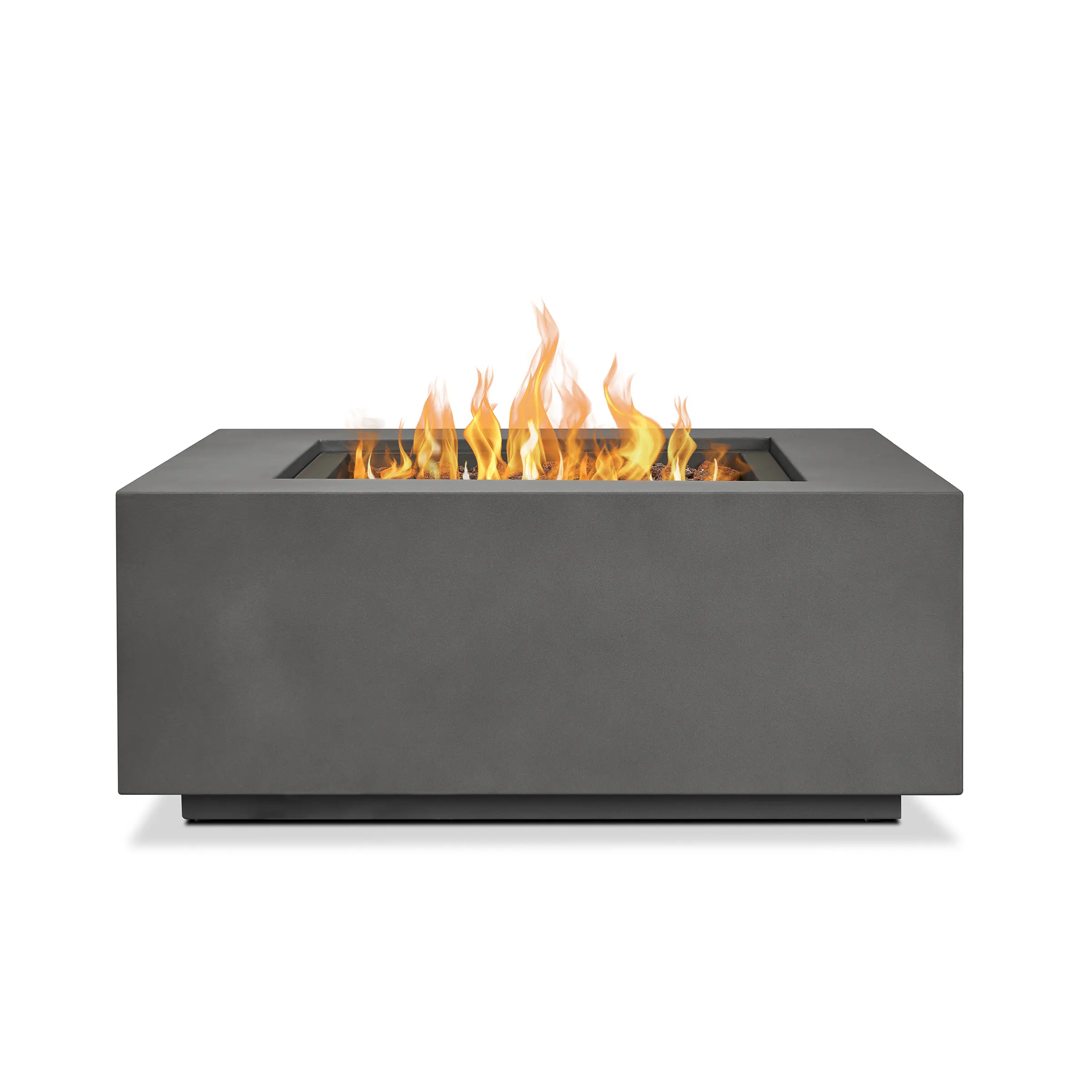 C9812LP-WSLT Aegean 36 Square Steel Gas Fire Pit Table in Weathered Slate-1