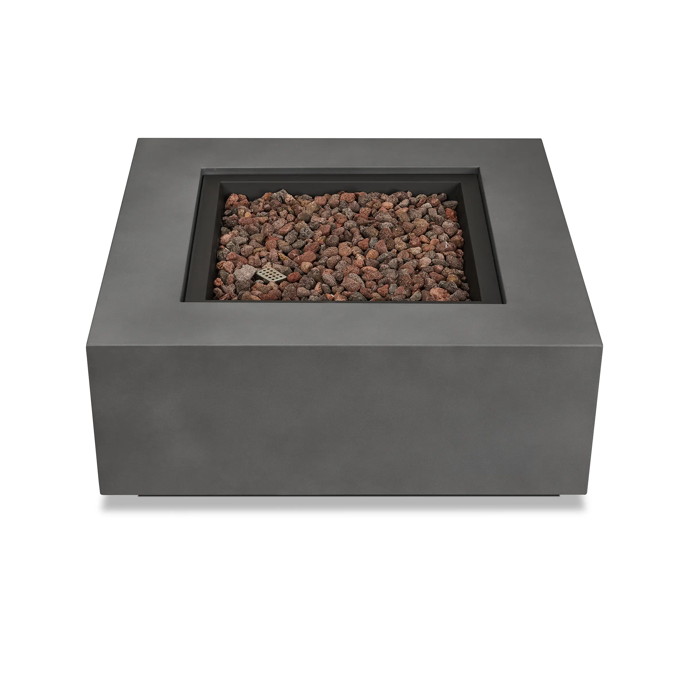 C9812LP-WSLT Aegean 36 Square Steel Gas Fire Pit Table in Weathered Slate-9