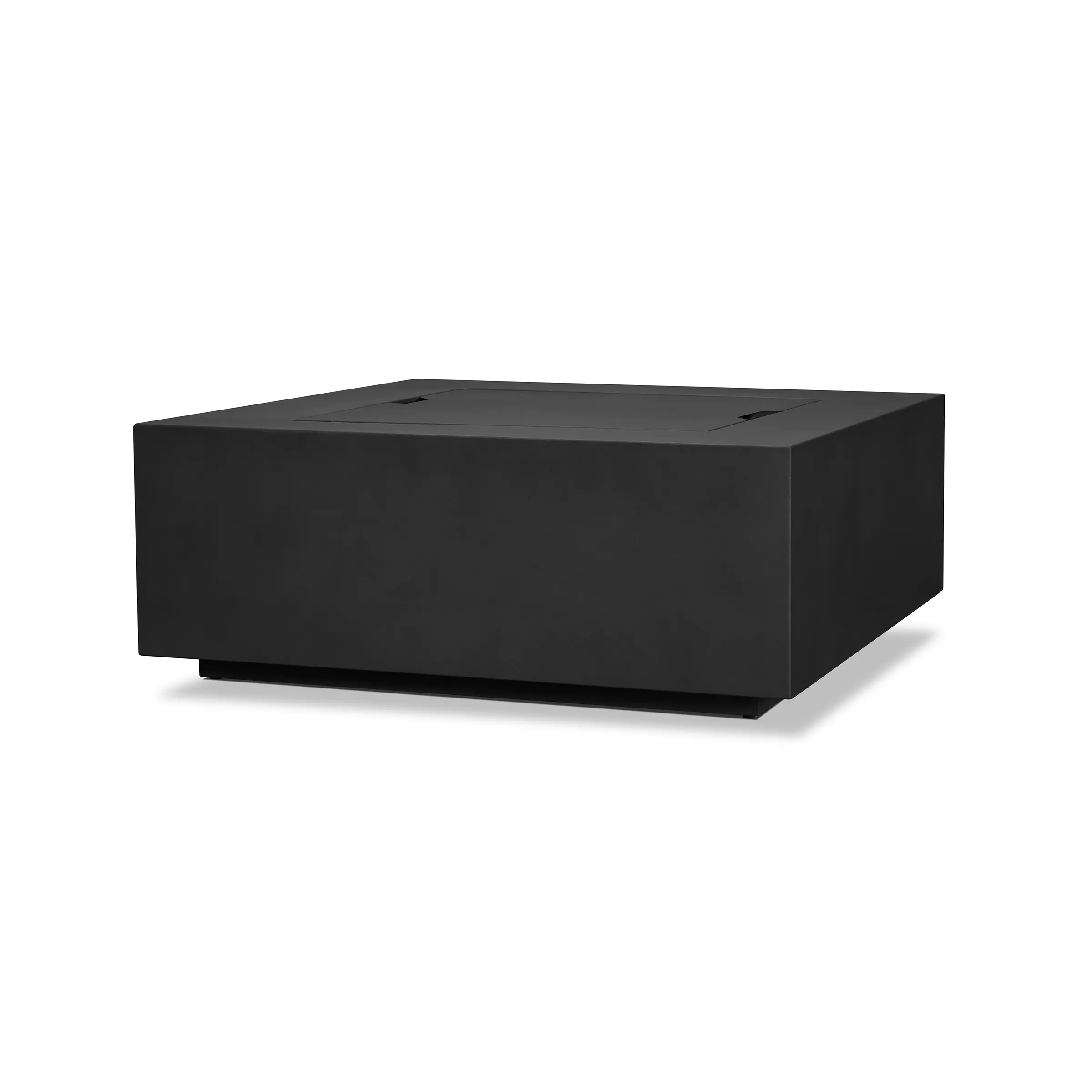 C9812LP-BLK Aegean 36 Square Steel Gas Fire Pit Table in Black-7