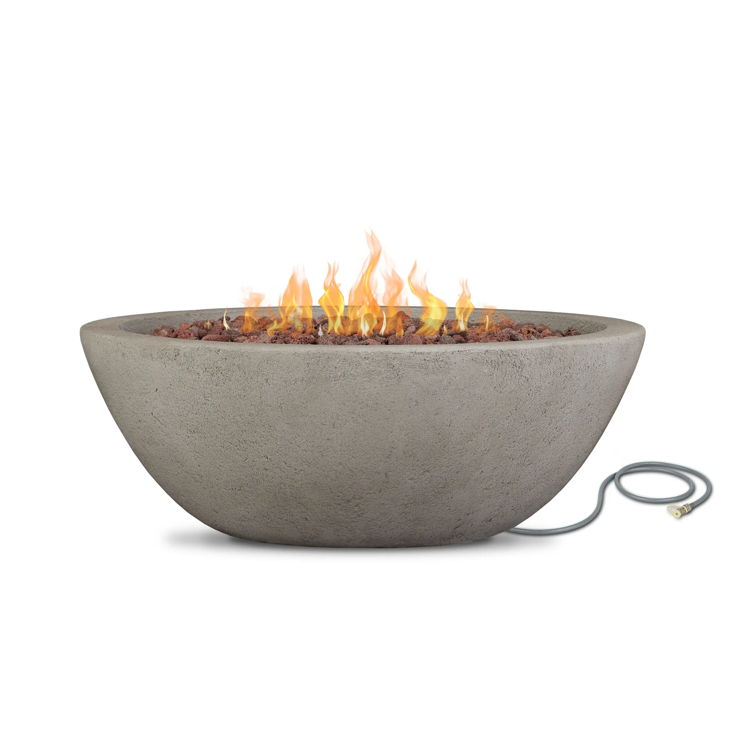 C539LP-GLG Riverside 36 Round Concrete Gas Fire Pit in Glacier Gray-3