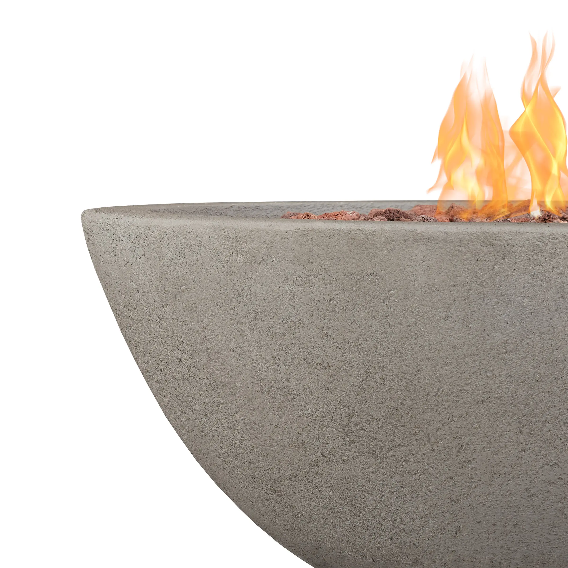 C539LP-GLG Riverside 36 Round Concrete Gas Fire Pit in Glacier Gray-4