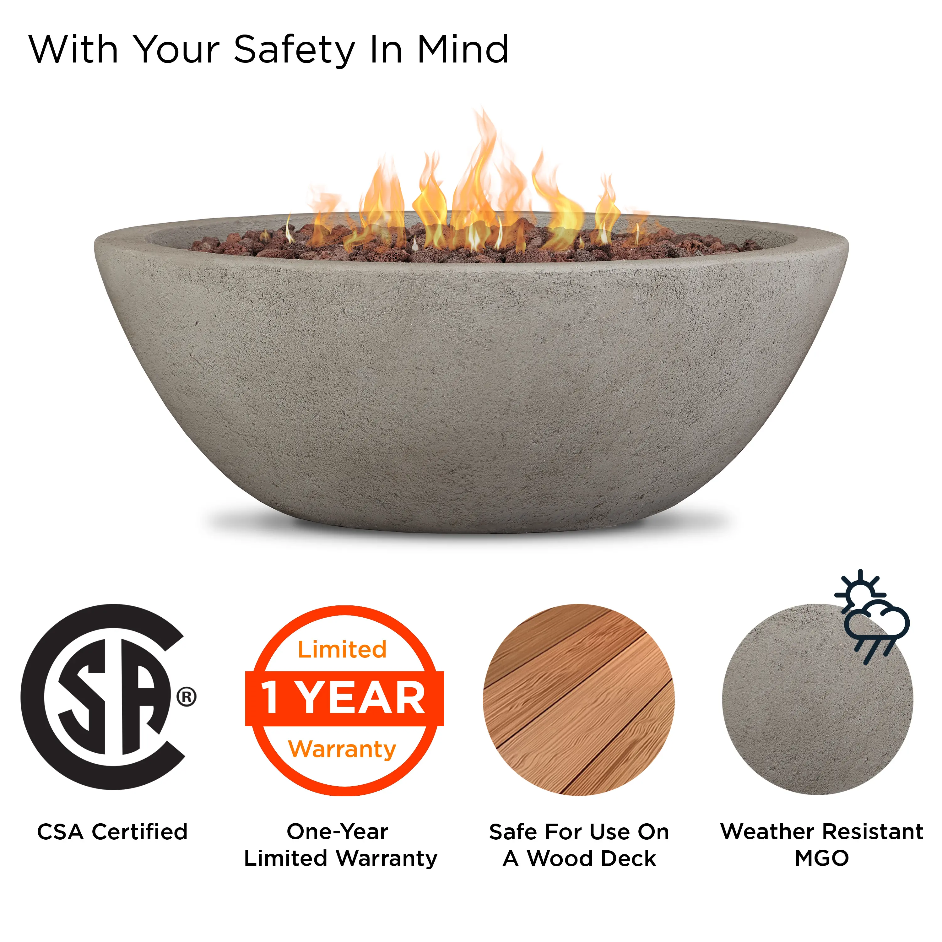 C539LP-GLG Riverside 36 Round Concrete Gas Fire Pit in Glacier Gray-6