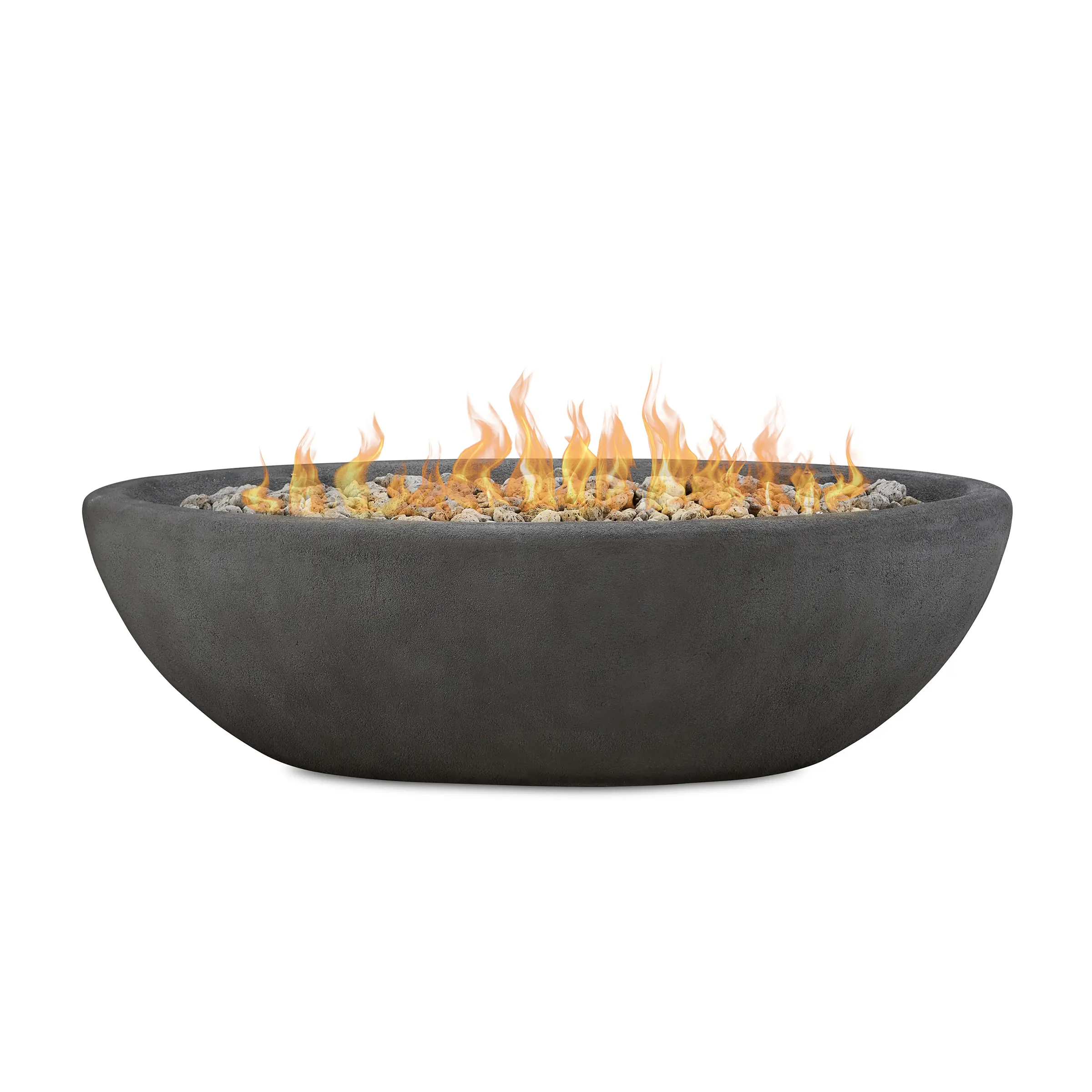 592LP-SHL Riverside 58 Oval Concrete Propane Fire Pit in Shale-2