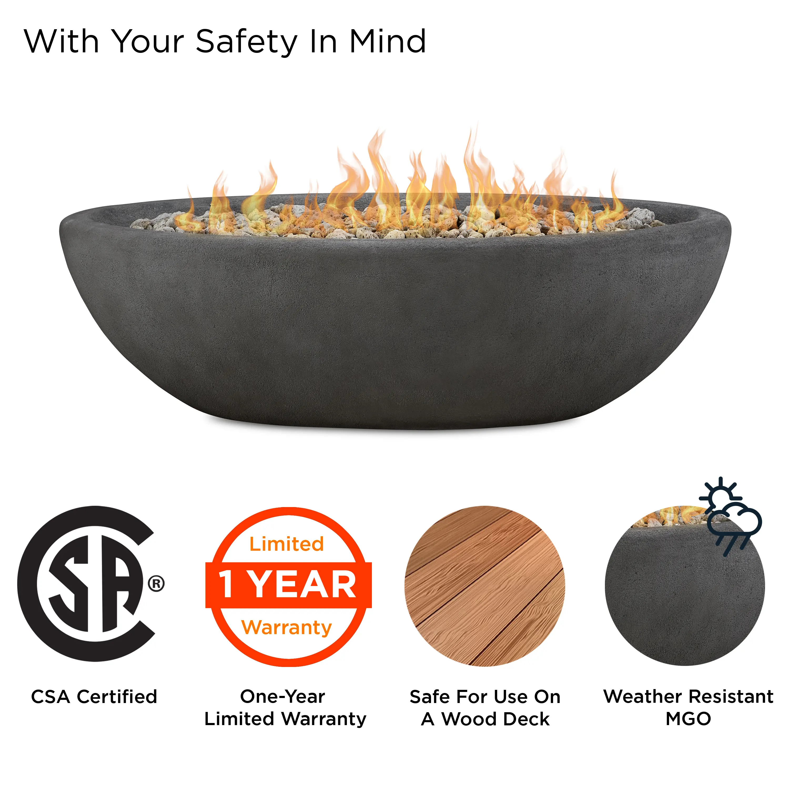 592LP-SHL Riverside 58 Oval Concrete Propane Fire Pit in Shale-4