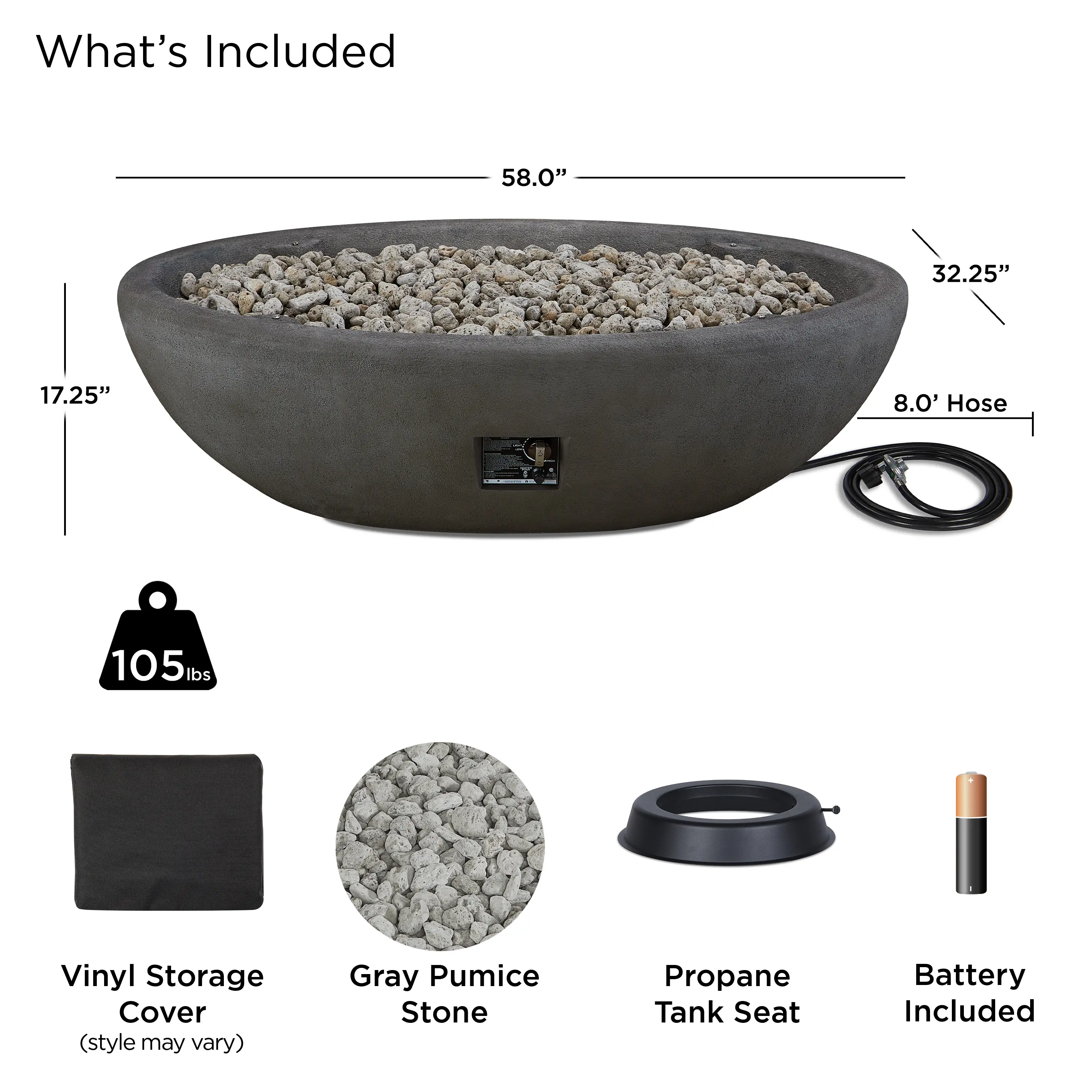 592LP-SHL Riverside 58 Oval Concrete Propane Fire Pit in Shale-9