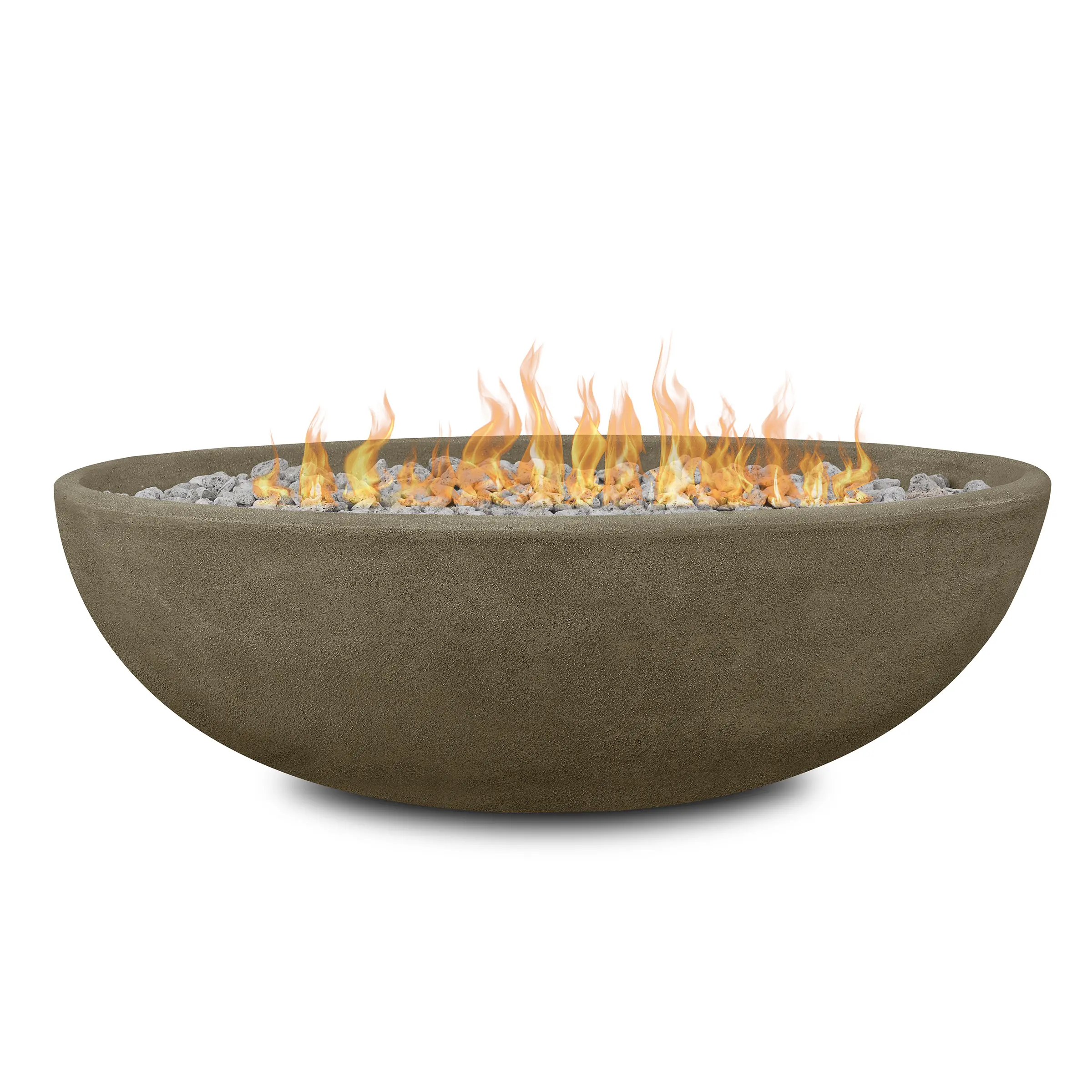 590LP-GLG Riverside 48 Oval Concrete Propane Fire Pit in Glacier Gray-2