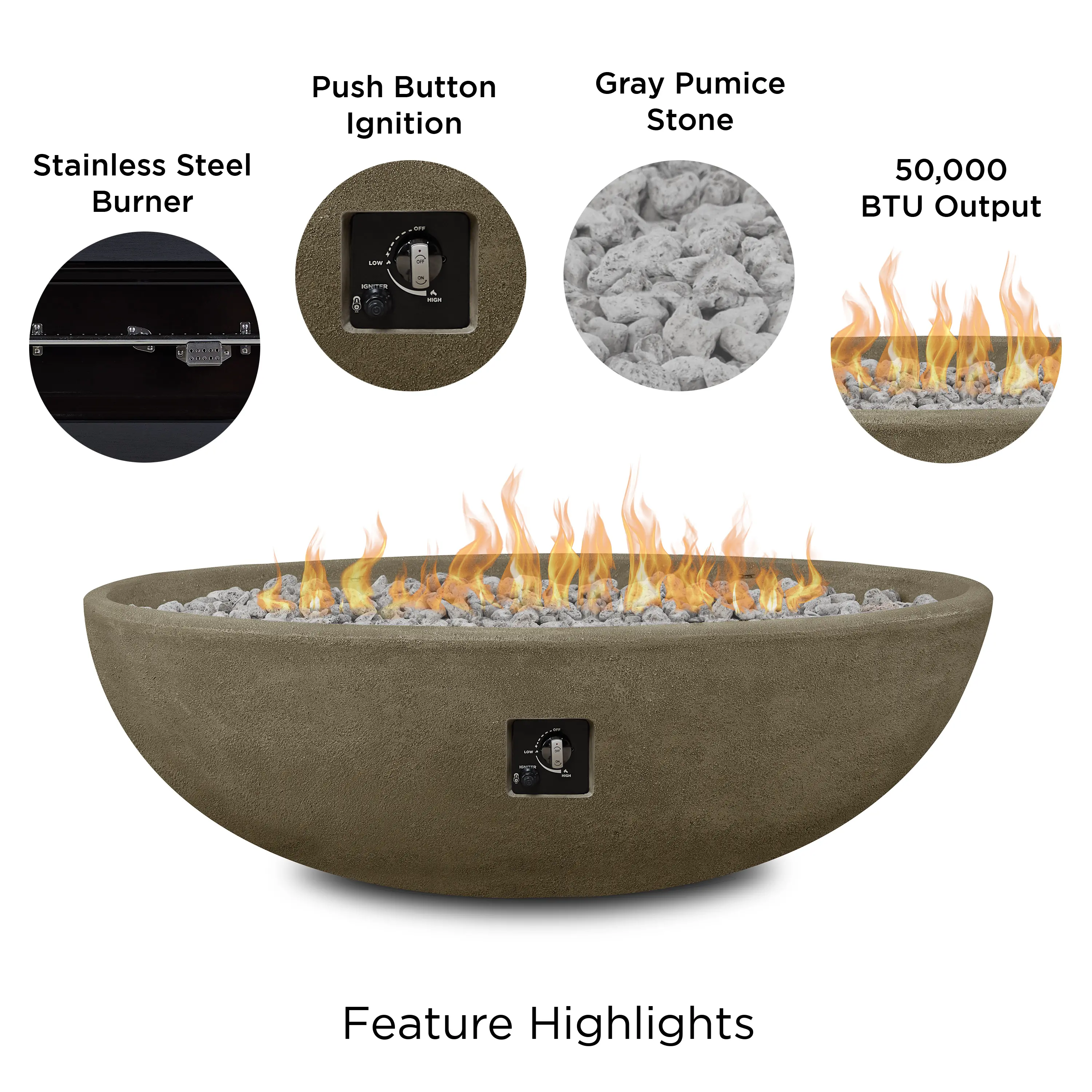 590LP-GLG Riverside 48 Oval Concrete Propane Fire Pit in Glacier Gray-3