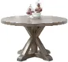 Molly Washed Gray Dining Table