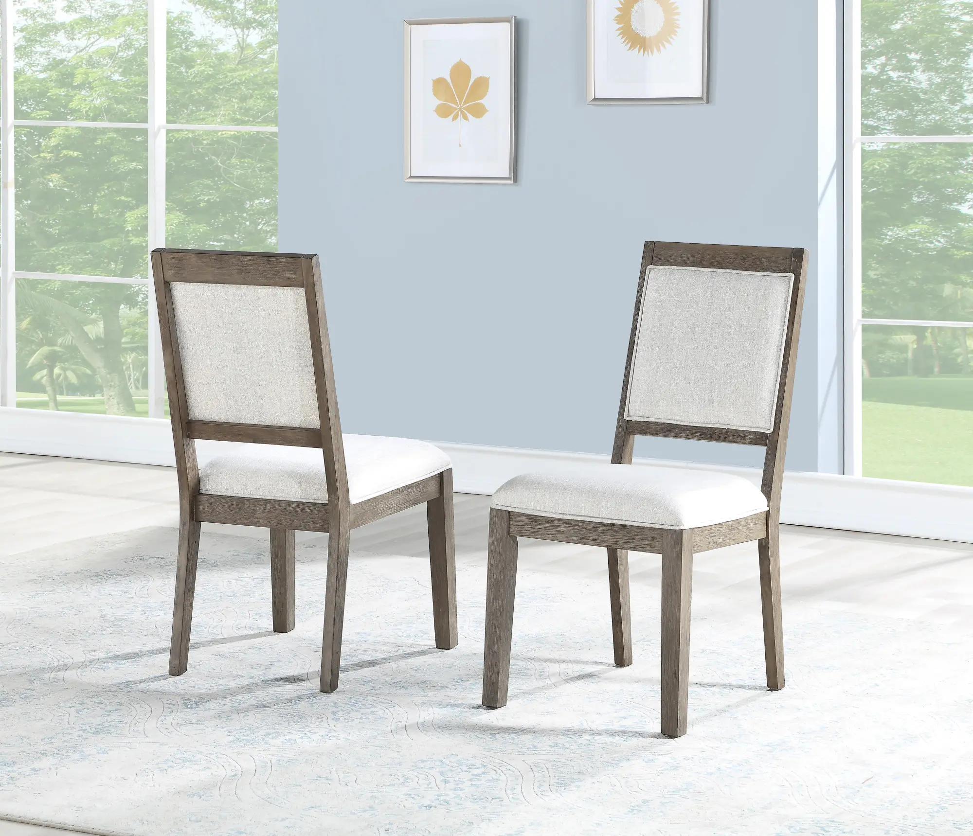 Molly Washed Gray Dining Chair-2