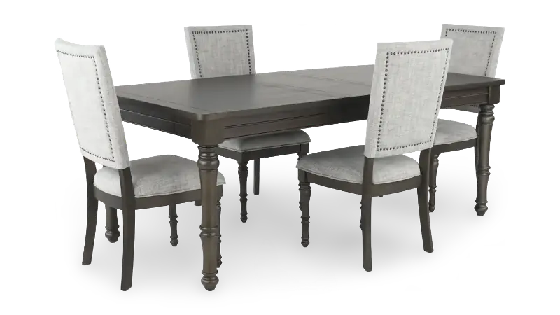 Linnett Gray 5 Piece Dining Set