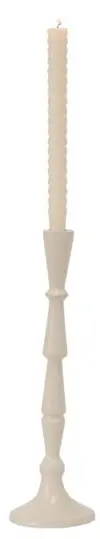 14 White Candy-Coated Candleholder