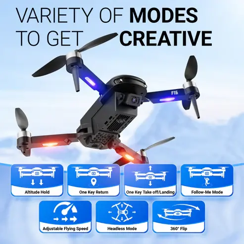 Contixo F16 FPV Drone with 1080P HD Camera, Wi-Fi-3