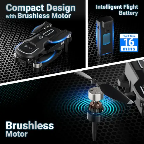 Contixo F16 FPV Drone with 1080P HD Camera, Wi-Fi-8