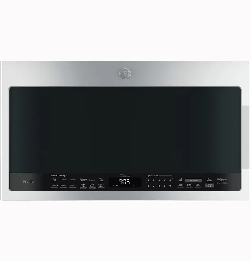 GE Profile 2.1 Cu Ft Over-The-Range Microwave - Stainless Steel