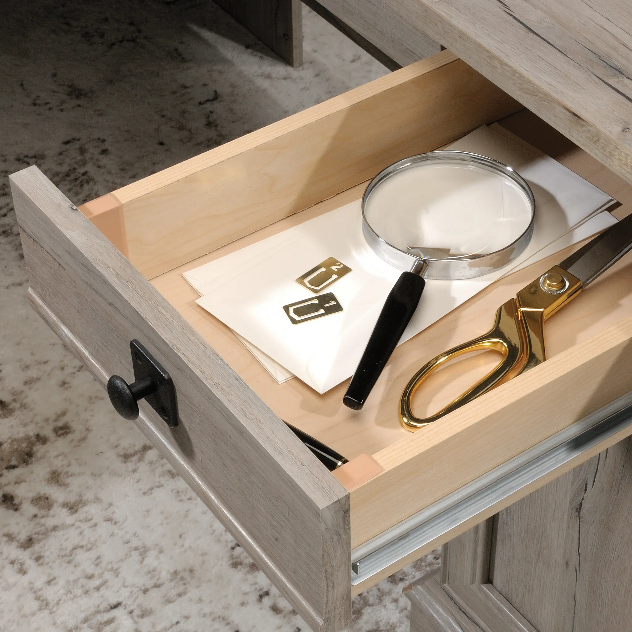 Palladia Gray L Desk-8